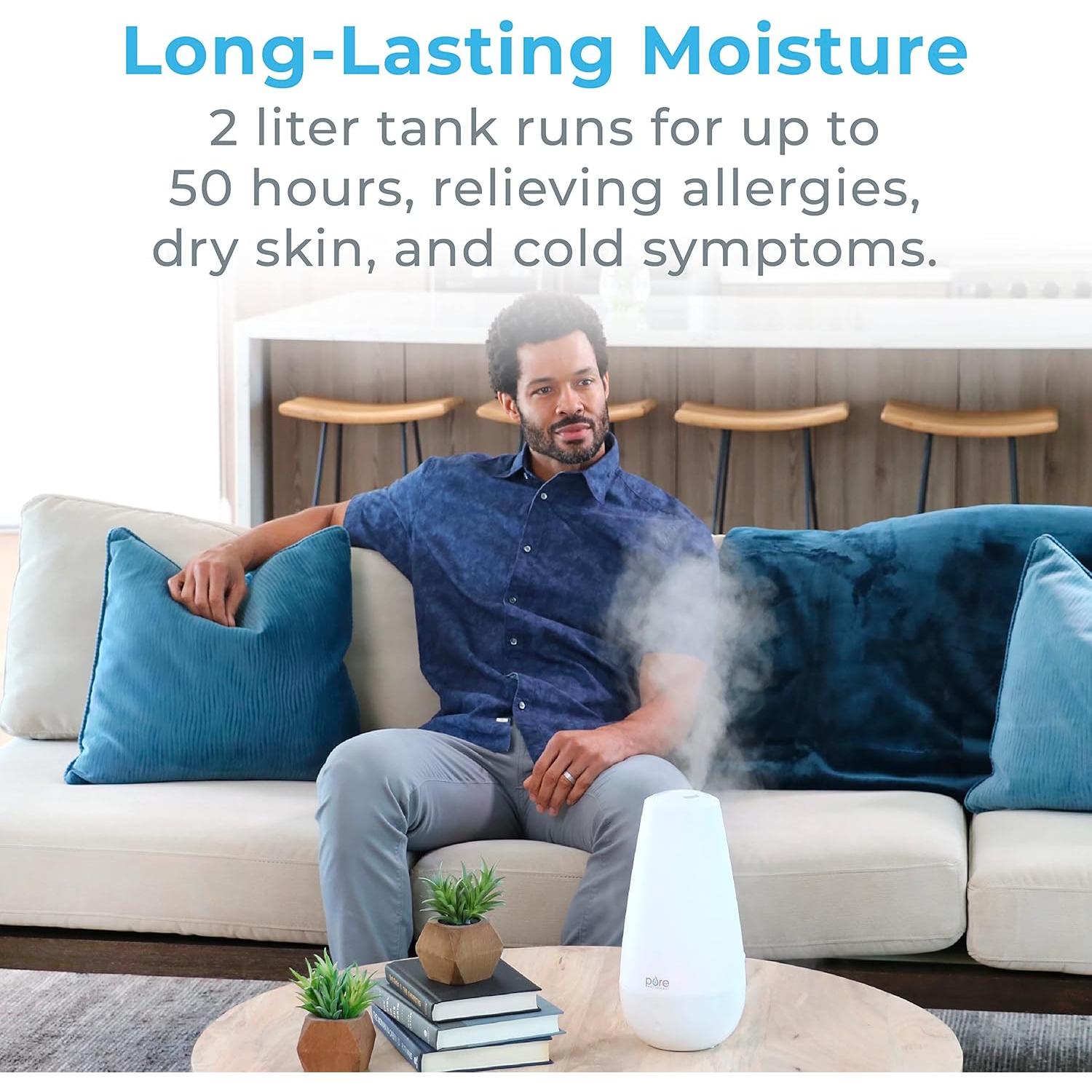 Humidificador ultrasónico 3 en 1 Pure Enrichment 2L