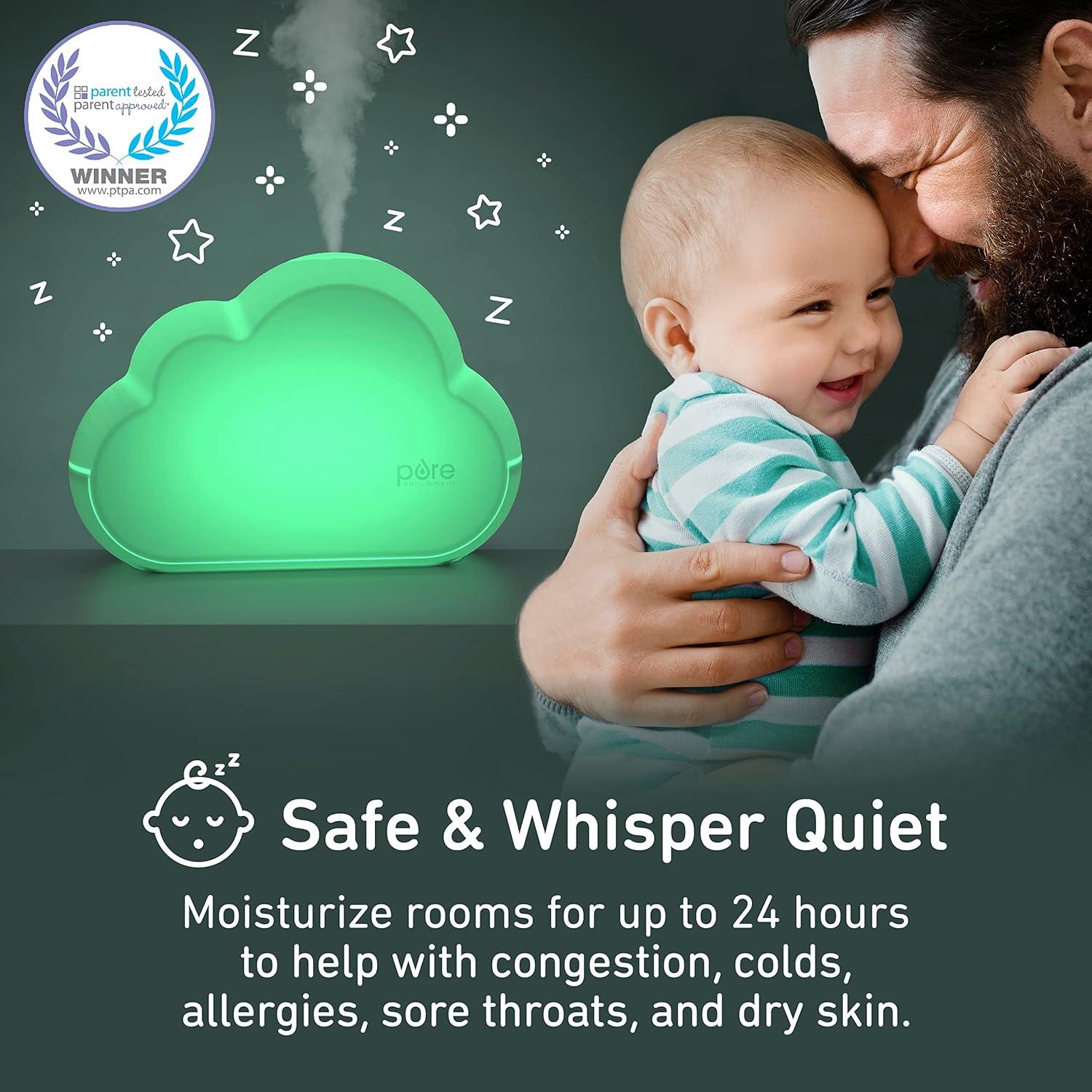 Humidificador Ultrasonico PureBaby Cloud 1.8L Silencioso