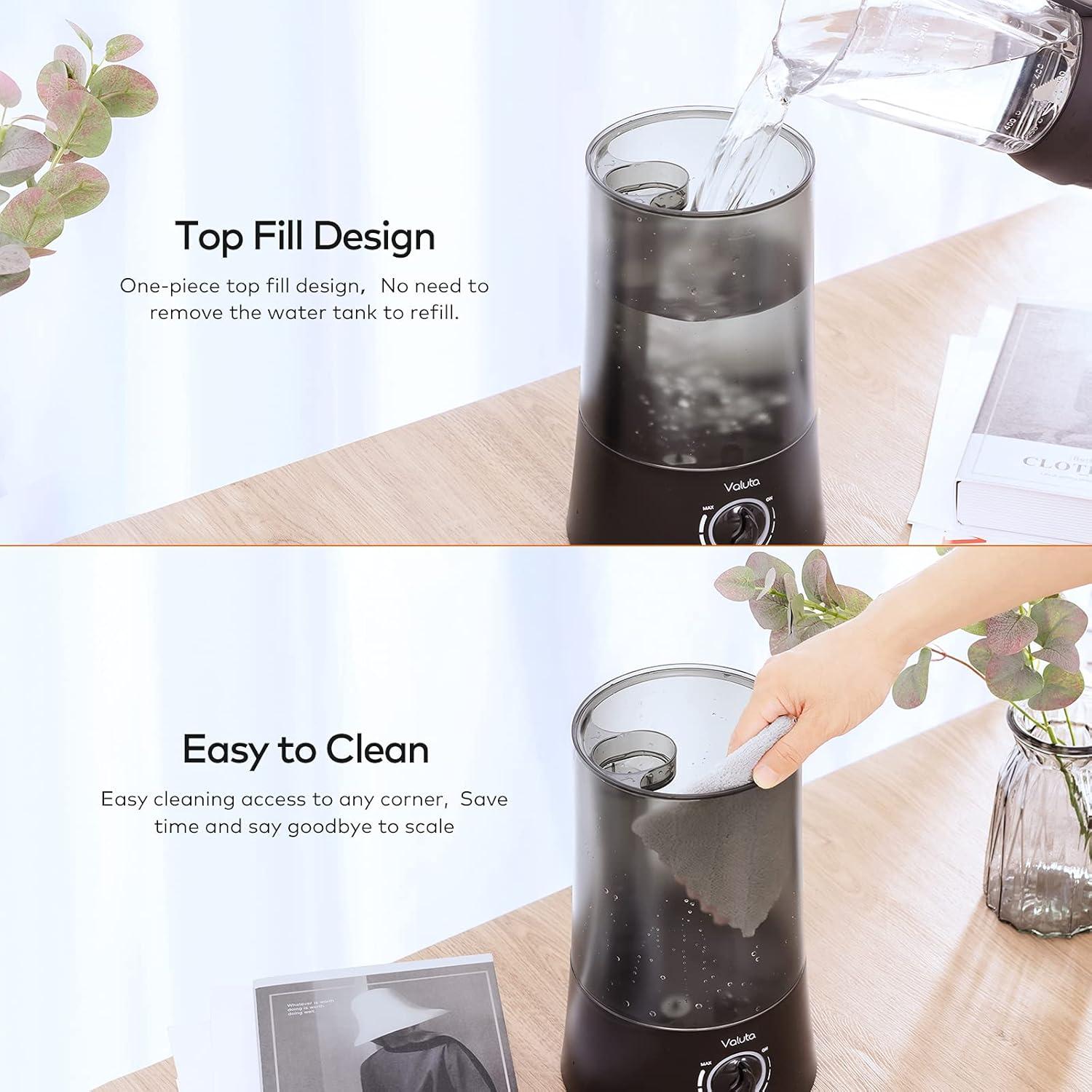 Humidificador ultrasónico Valuta 4L con difusor de aceite