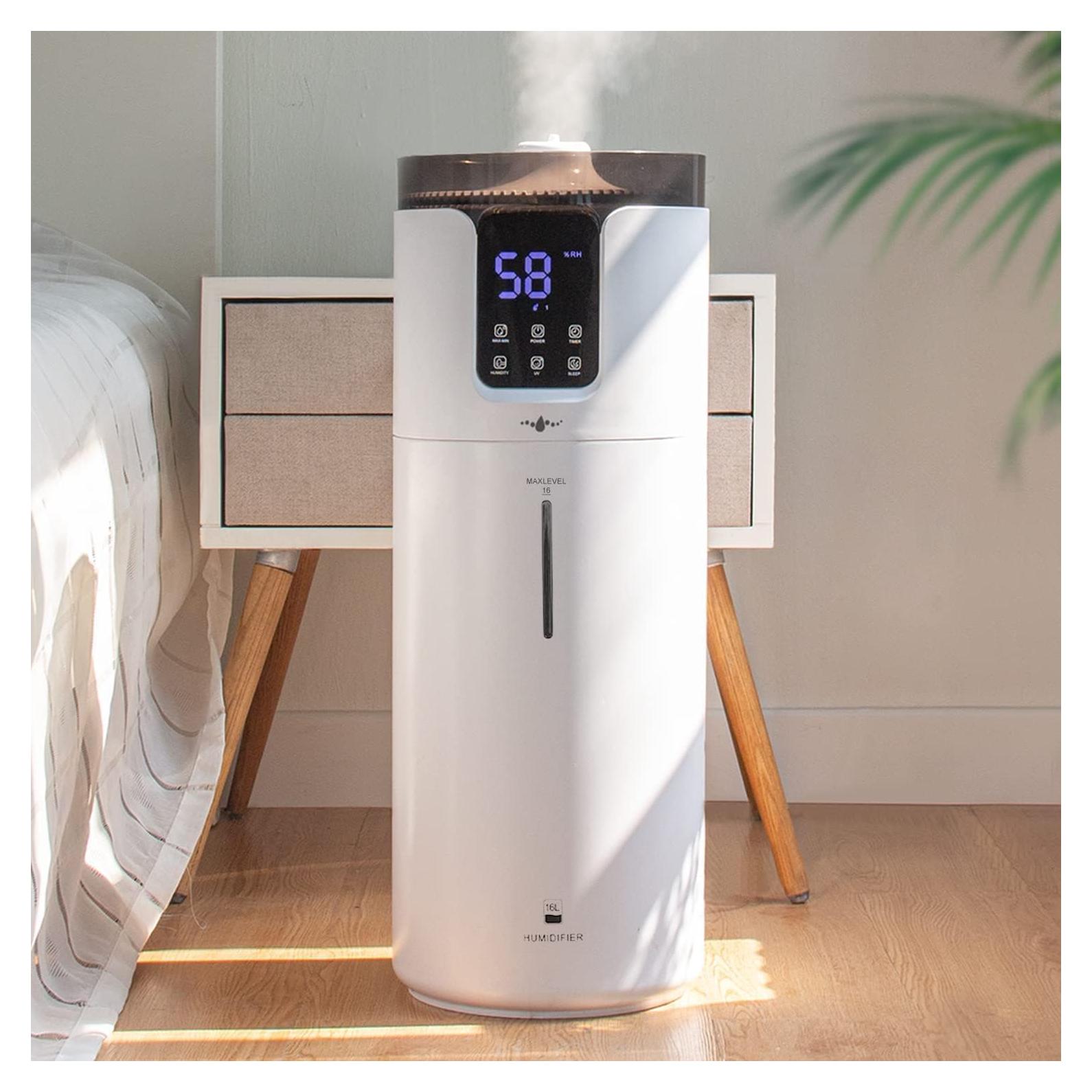 Humidificador Ultrasonico Lacidoll 16L para 2000 pies²