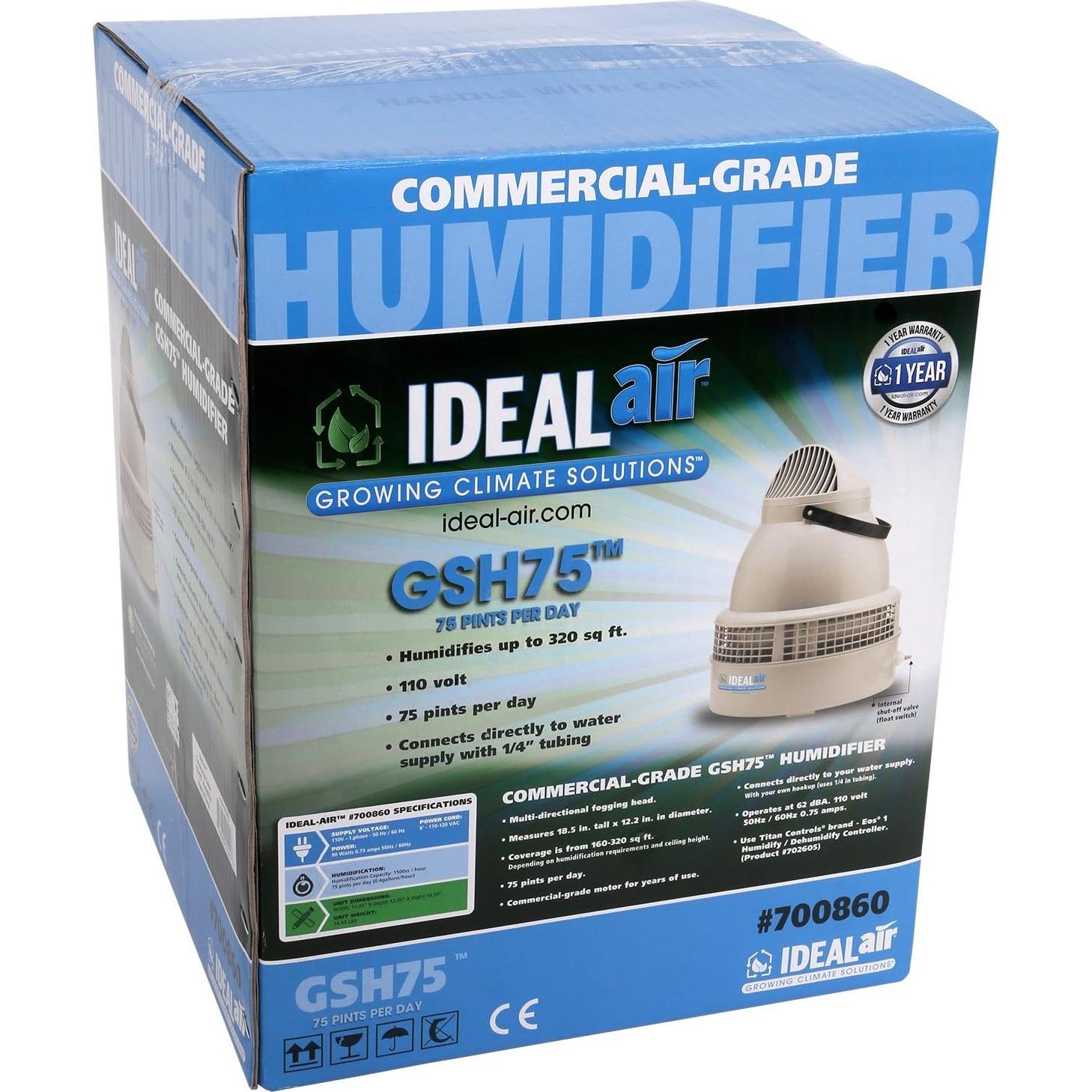 Humidificador Ideal-Air Comercial 75 Pints Multidireccional