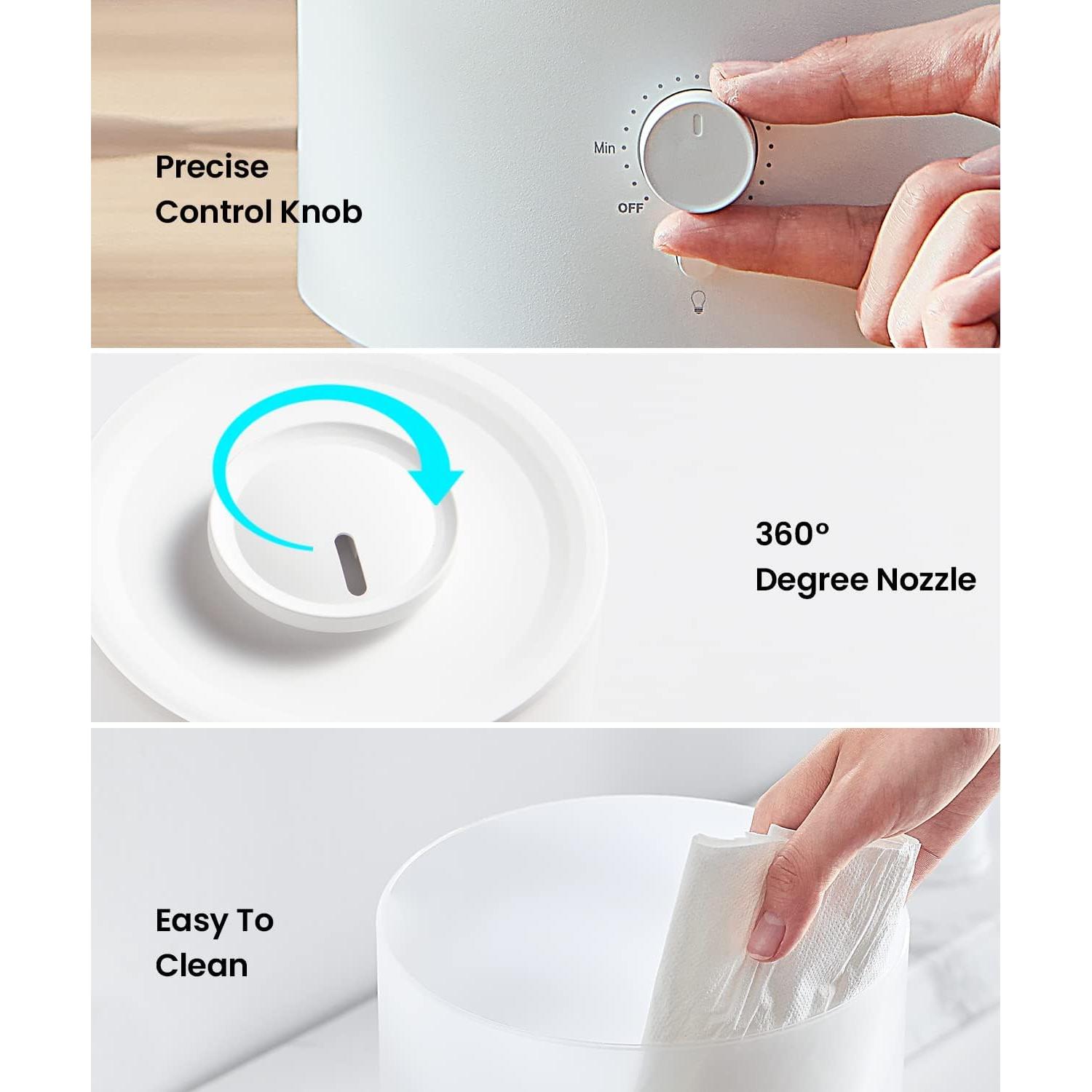 Humidificador Pharata 2.5L con Difusor de Aceite Esencial