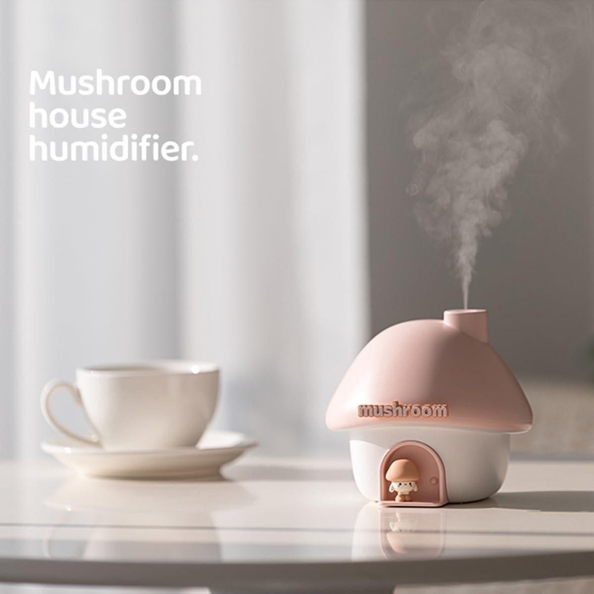 Humidificador Mini Portátil Genérico 300ml con Luz Nocturna