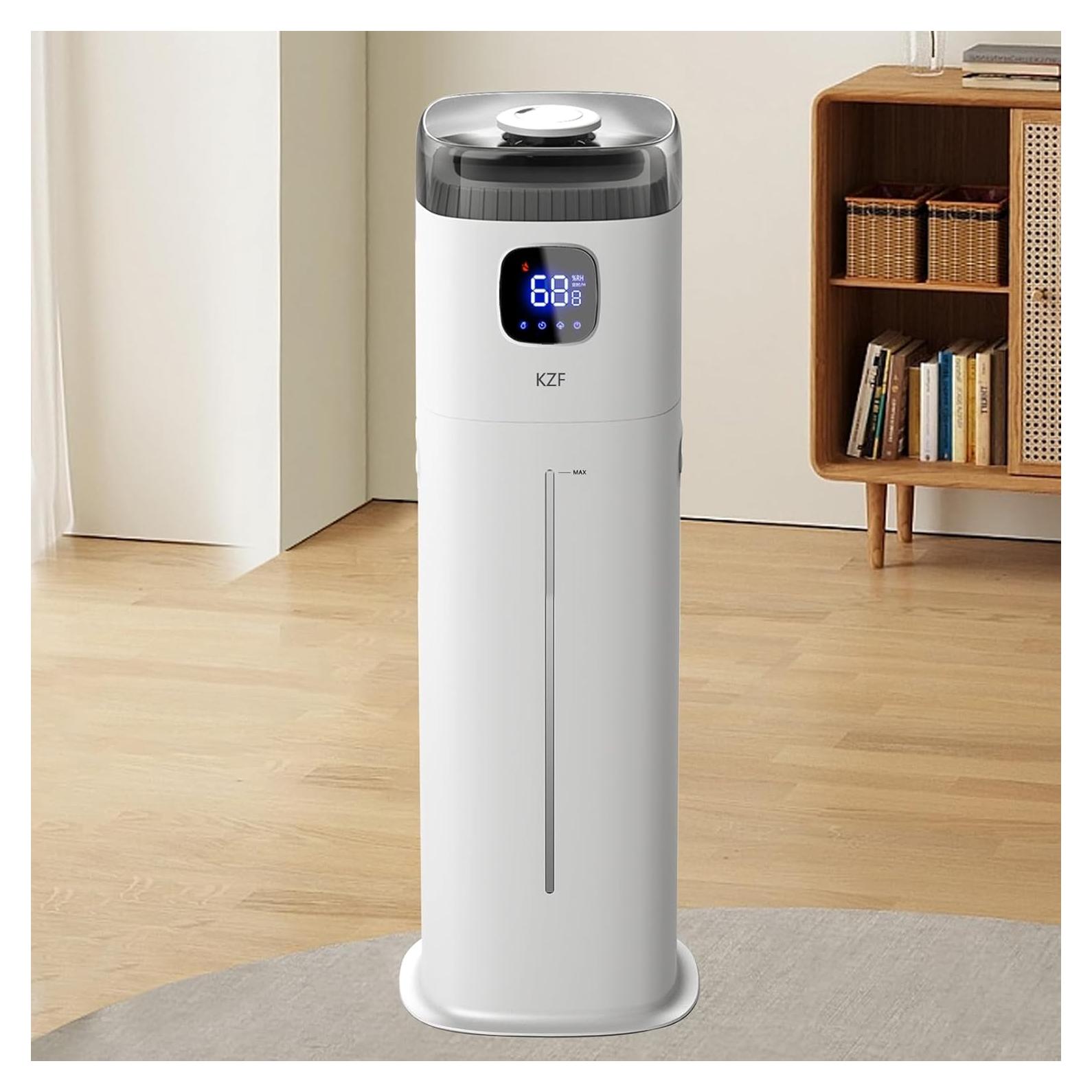 Humidificador KZF 9L Ultrasónico Blanco 72h Silencioso