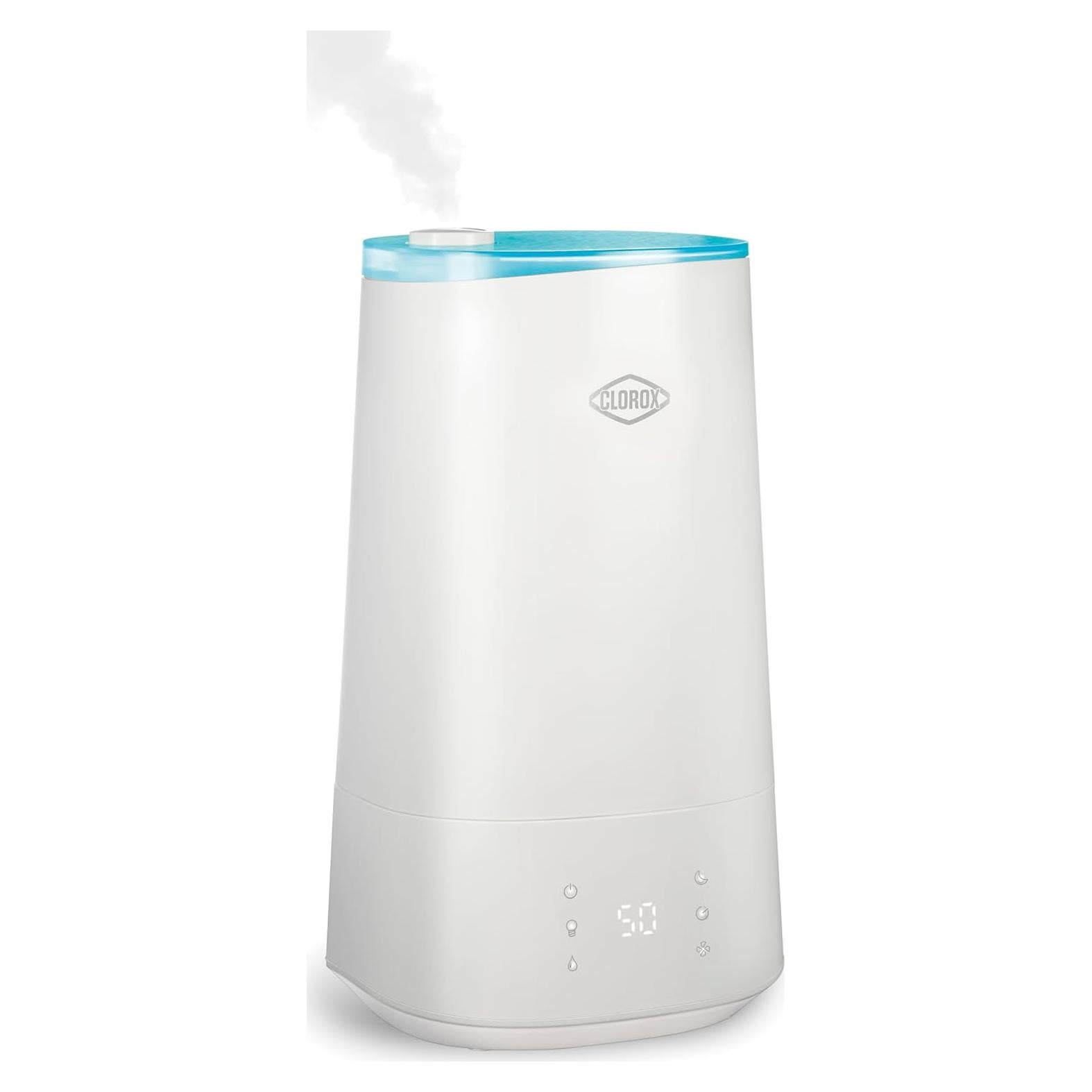 Humidificador Clorox Ultra Clean 4L para dormitorio blanco