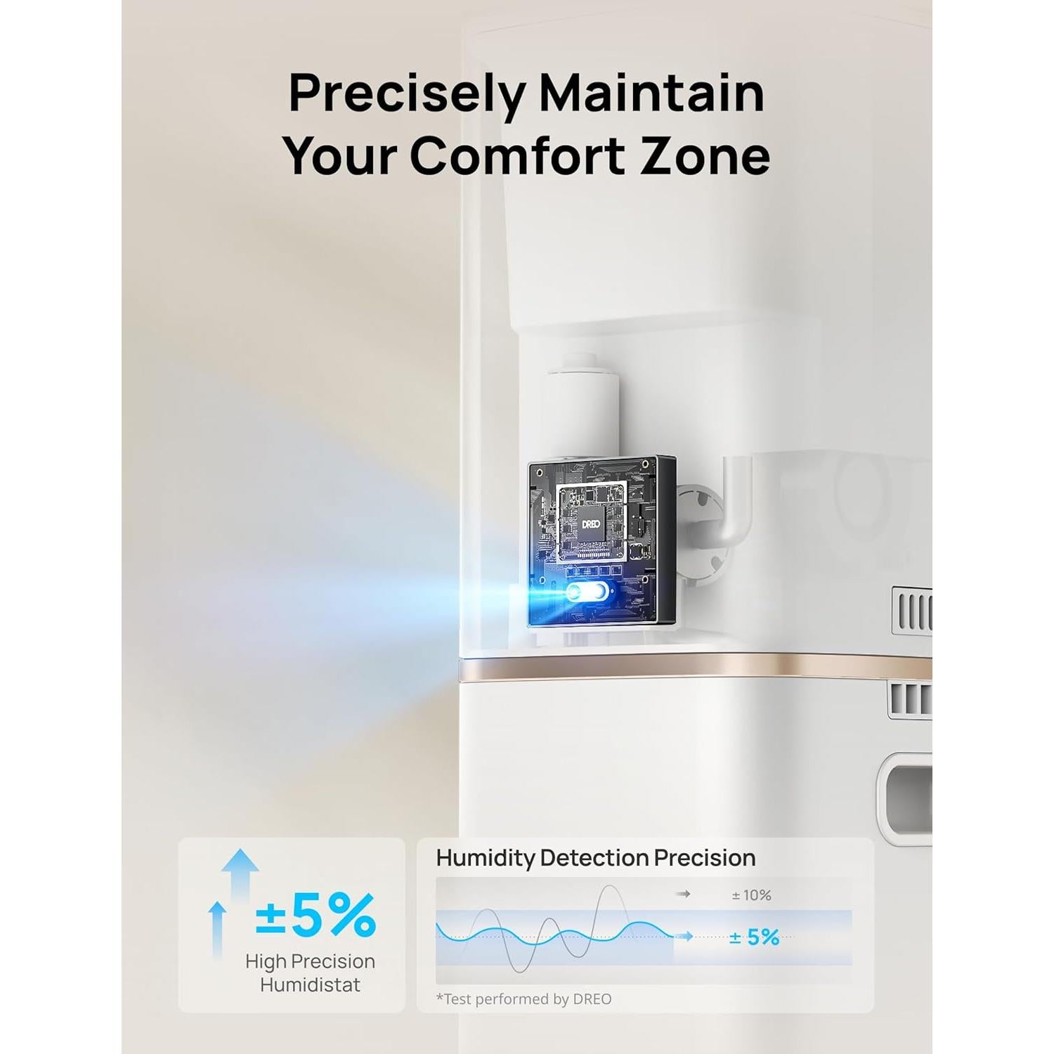 Humidificador Inteligente Dreo HM735S 11L para Habitaciones Grandes