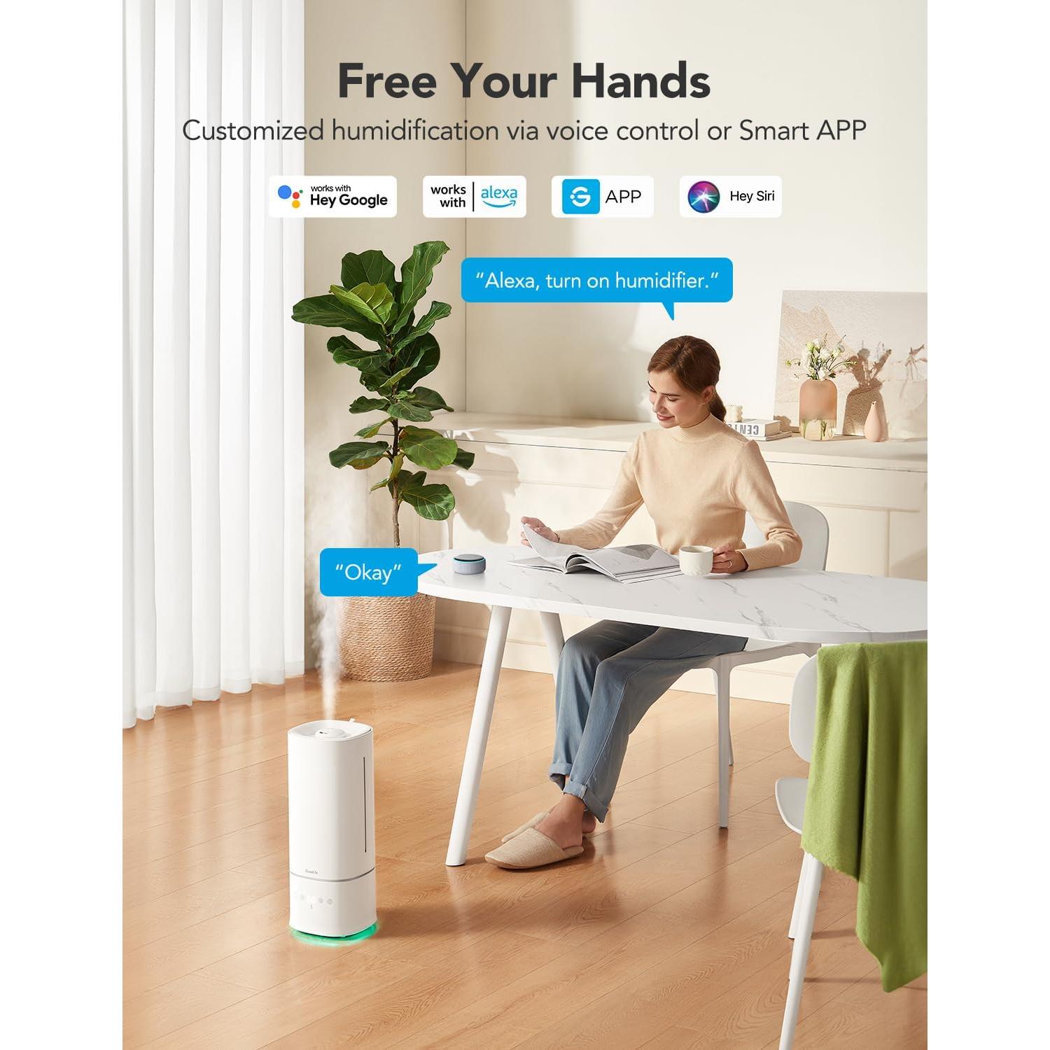 Humidificador GoveeLife 6L Inteligente WiFi con Luz RGB