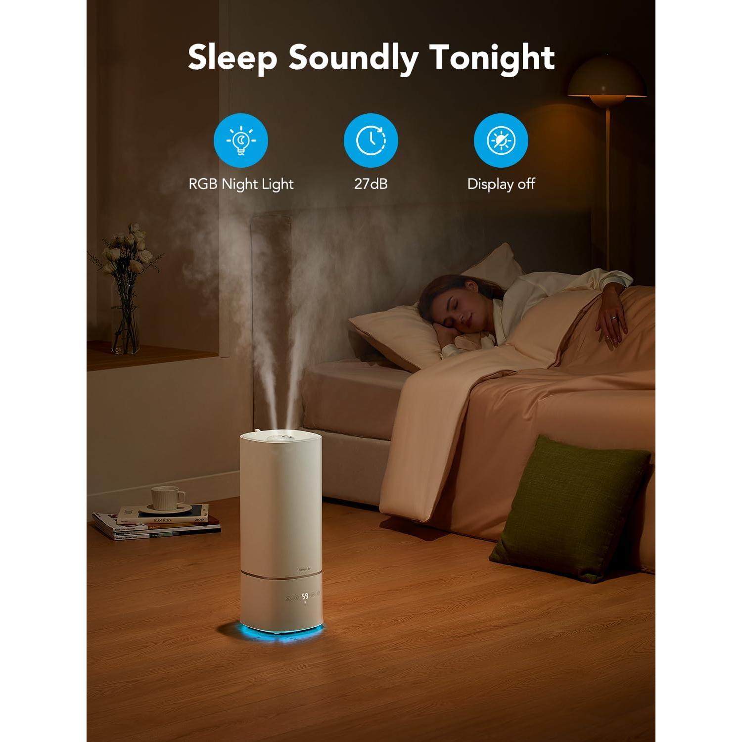 Humidificador GoveeLife 6L Inteligente WiFi con Luz RGB