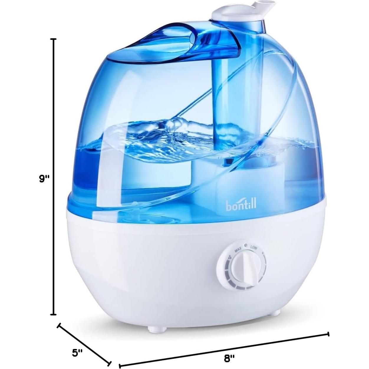 Humidificador Ultrasónico Bontill 2.5L Silencioso para Dormitorio