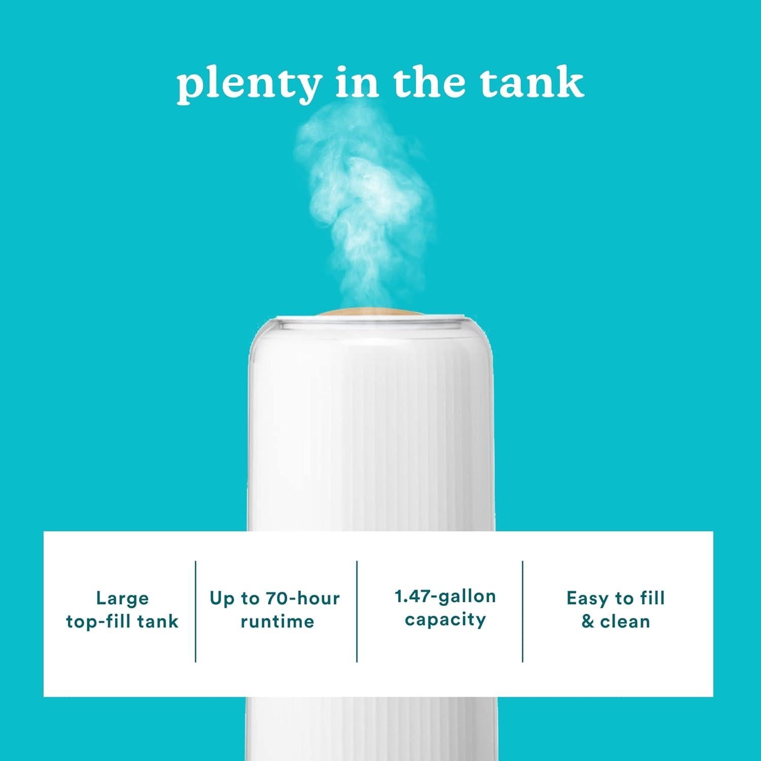 Humidificador Ultrasónico Homedics TotalComfort Deluxe 5.56L