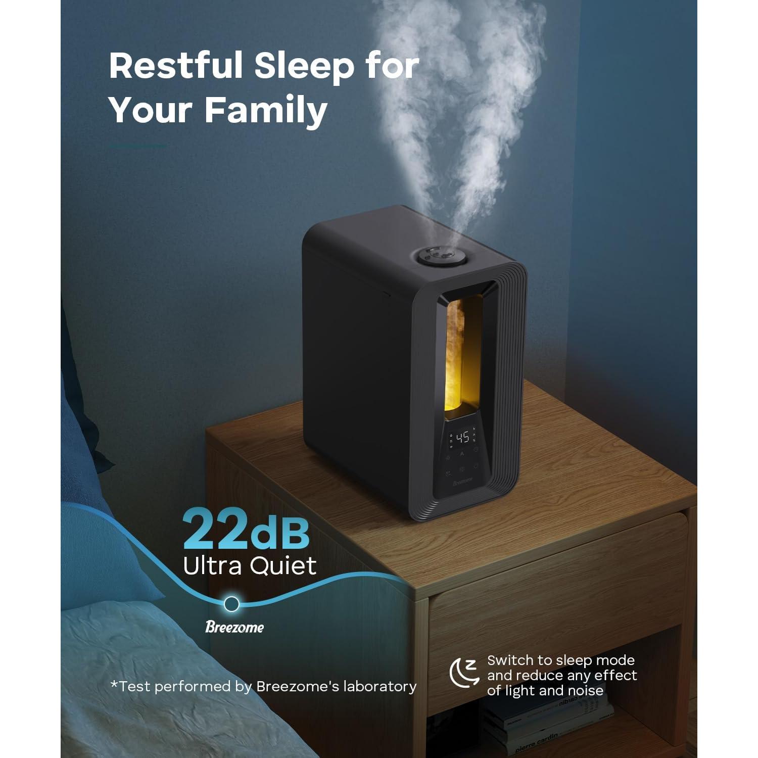 Humidificador ultrasónico BREEZOME 6L con difusor de aceites