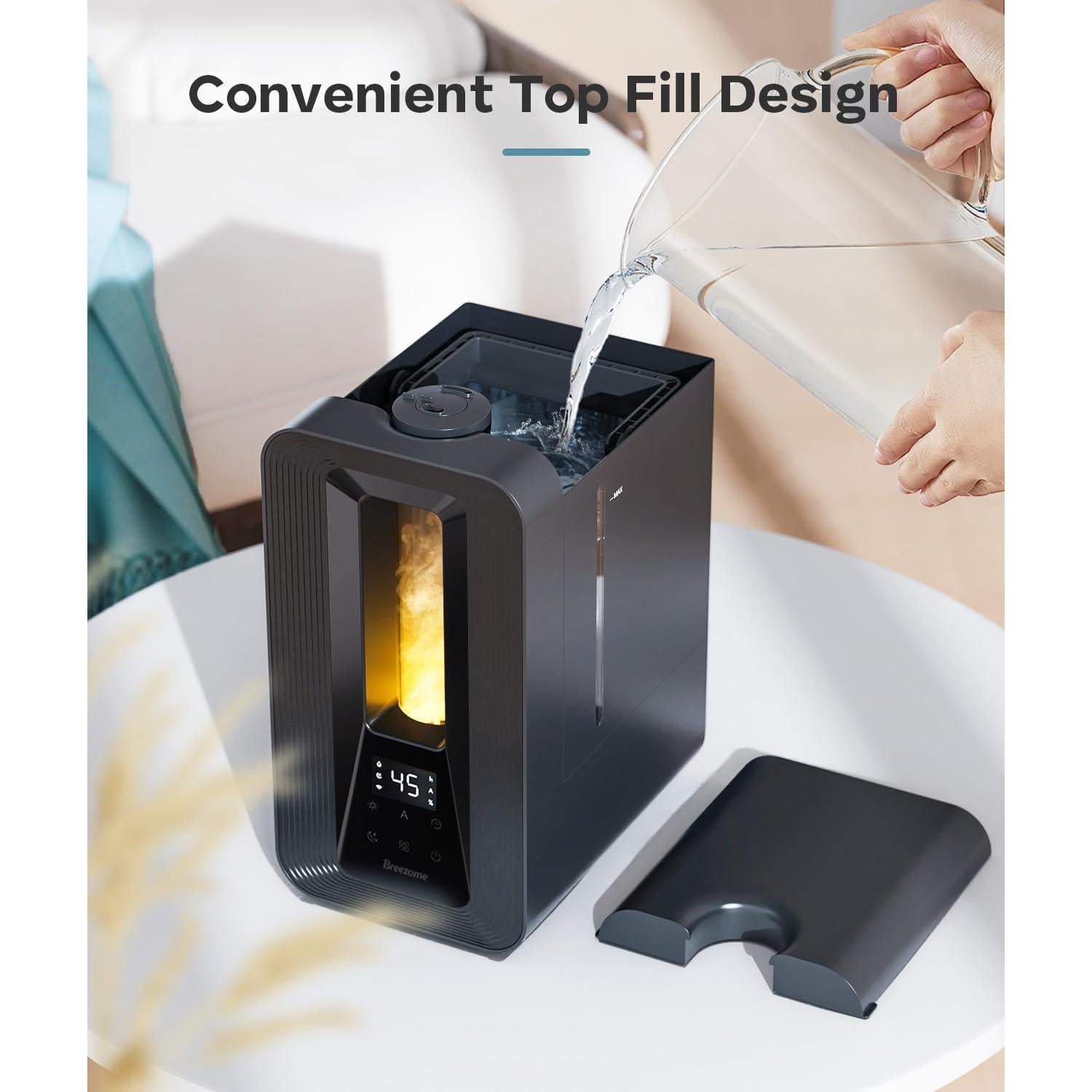 Humidificador ultrasónico BREEZOME 6L con difusor de aceites