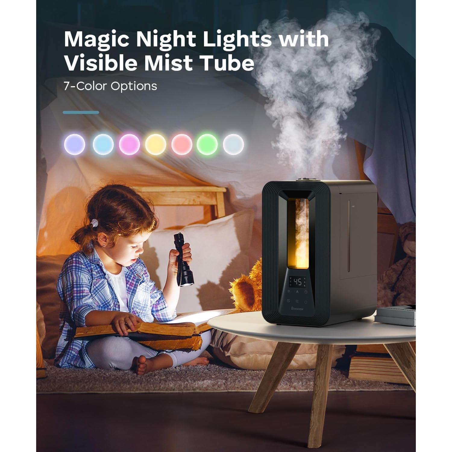 Humidificador ultrasónico BREEZOME 6L con difusor de aceites