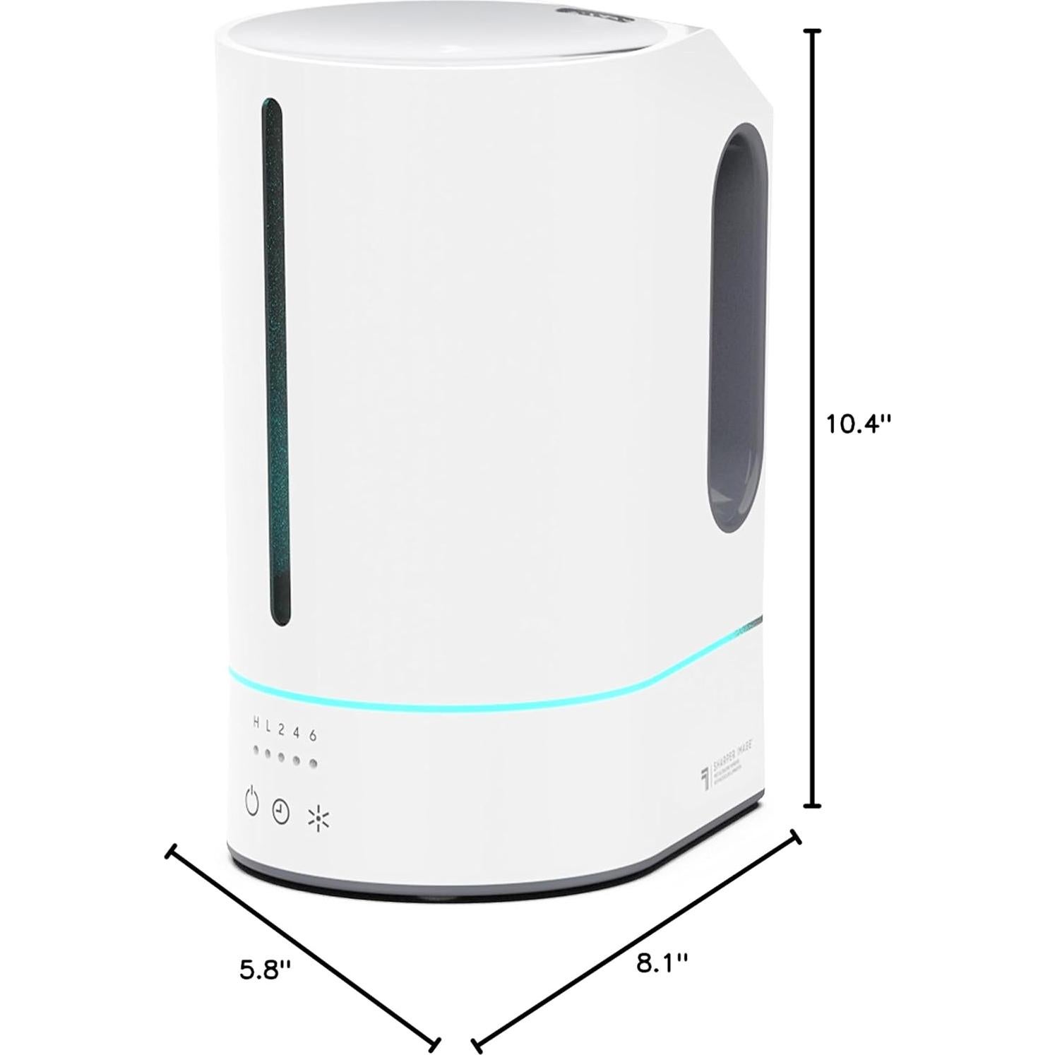 Humidificador Ultrasónico Sharper Image MIST 8 2.46L Blanco