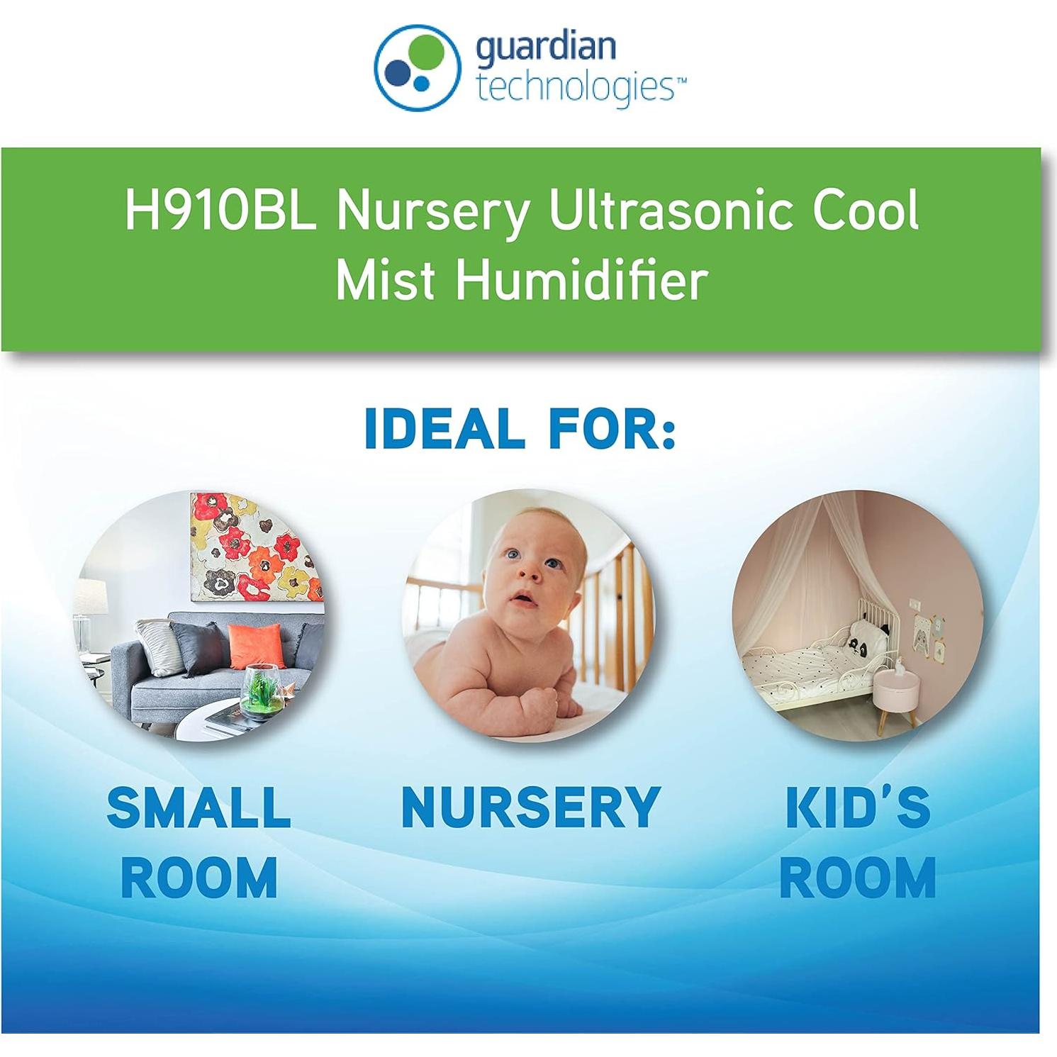 Humidificador Ultrasónico PureGuardian H910BL 0.79L 14h