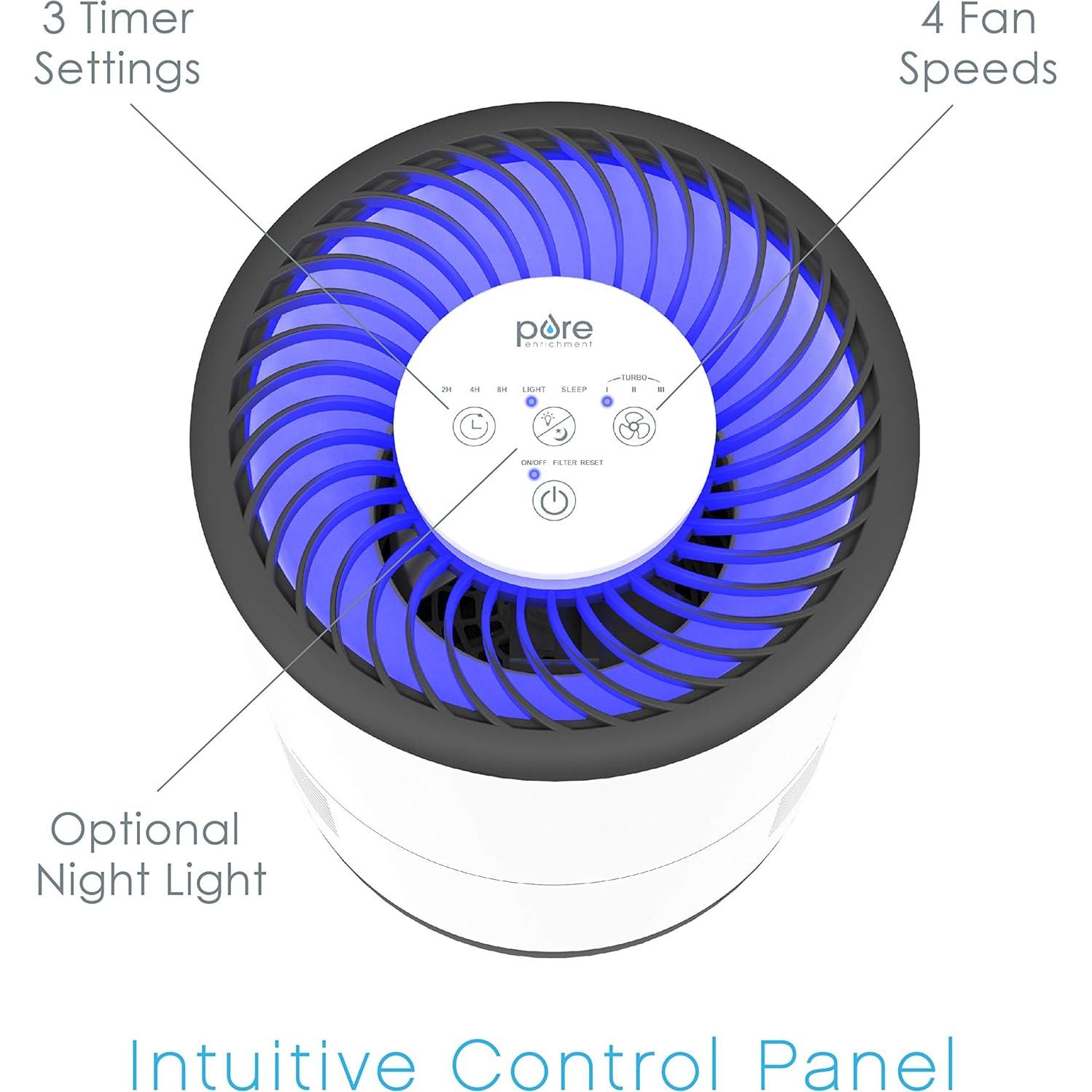 Humidificador Evaporativo Pure Enrichment PEHUMEVA 2.8L Antibacteriano