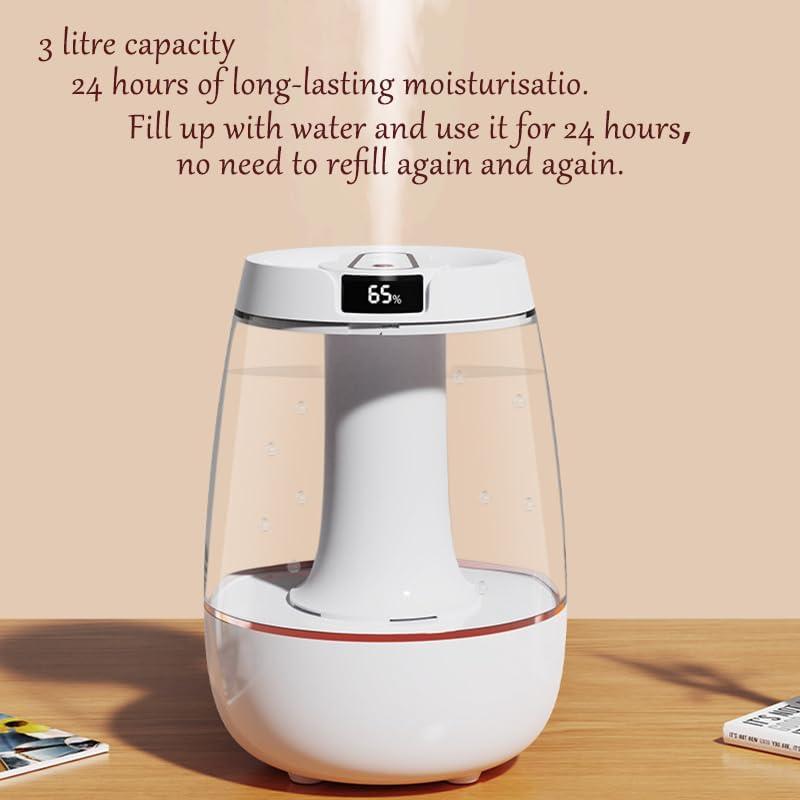 Humidificador Foxing 3L Ultra Silencioso con Luz Nocturna