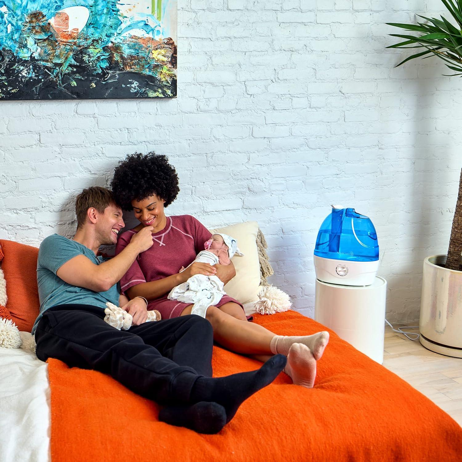 Humidificador ultrasónico AquaOasis 6L silencioso 110V