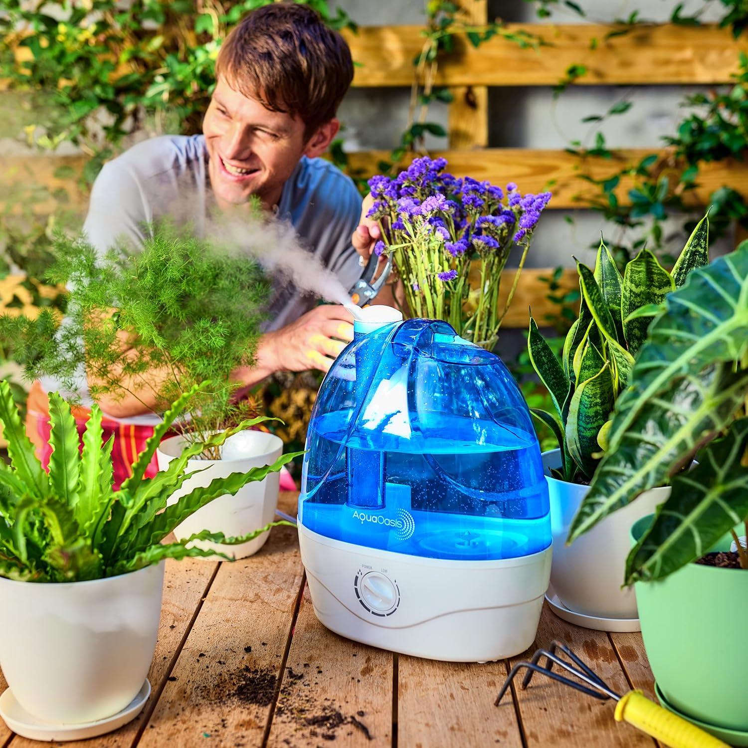 Humidificador ultrasónico AquaOasis 6L silencioso 110V