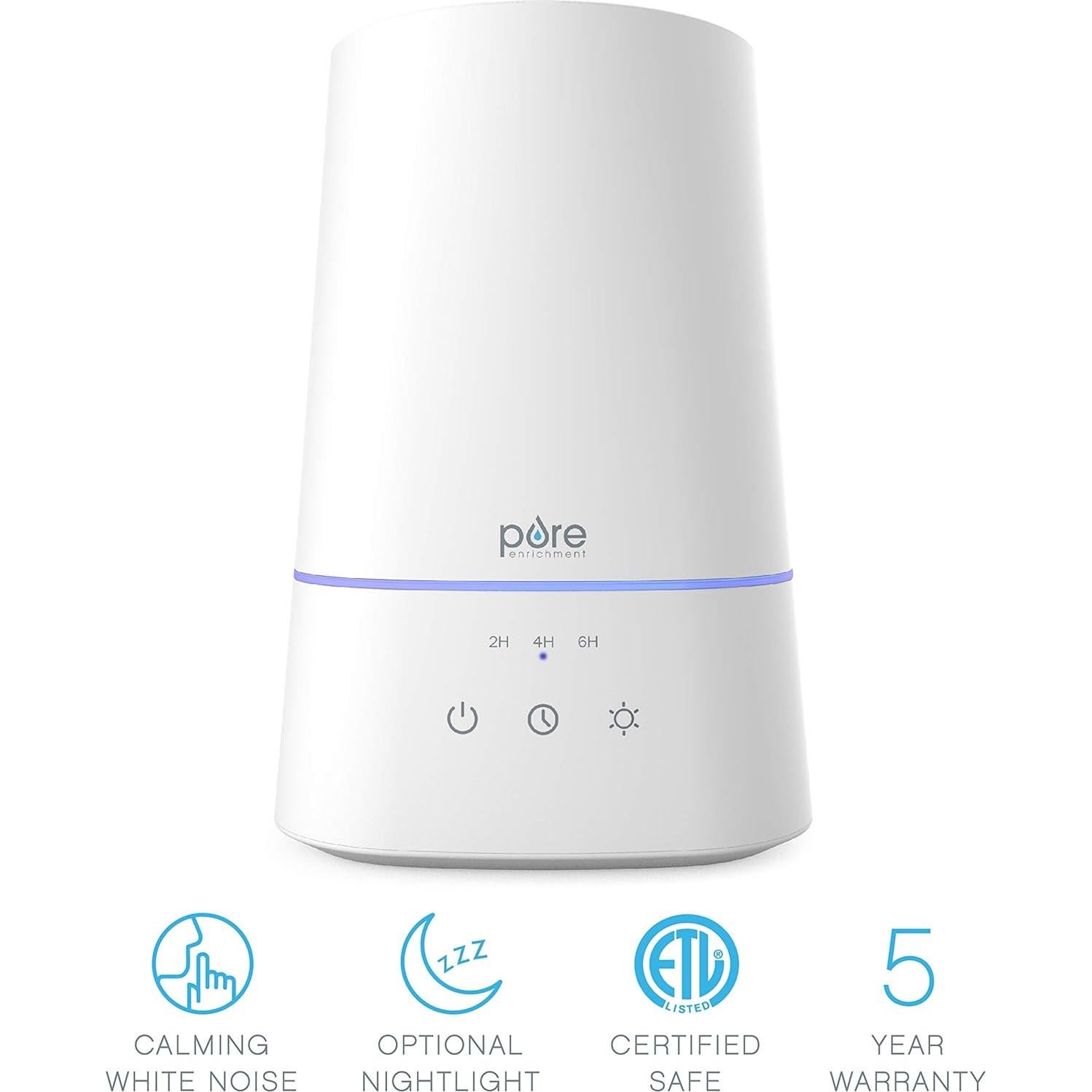 Humidificador Ultrasónico Pure Enrichment HUME Max 3.7L Blanco