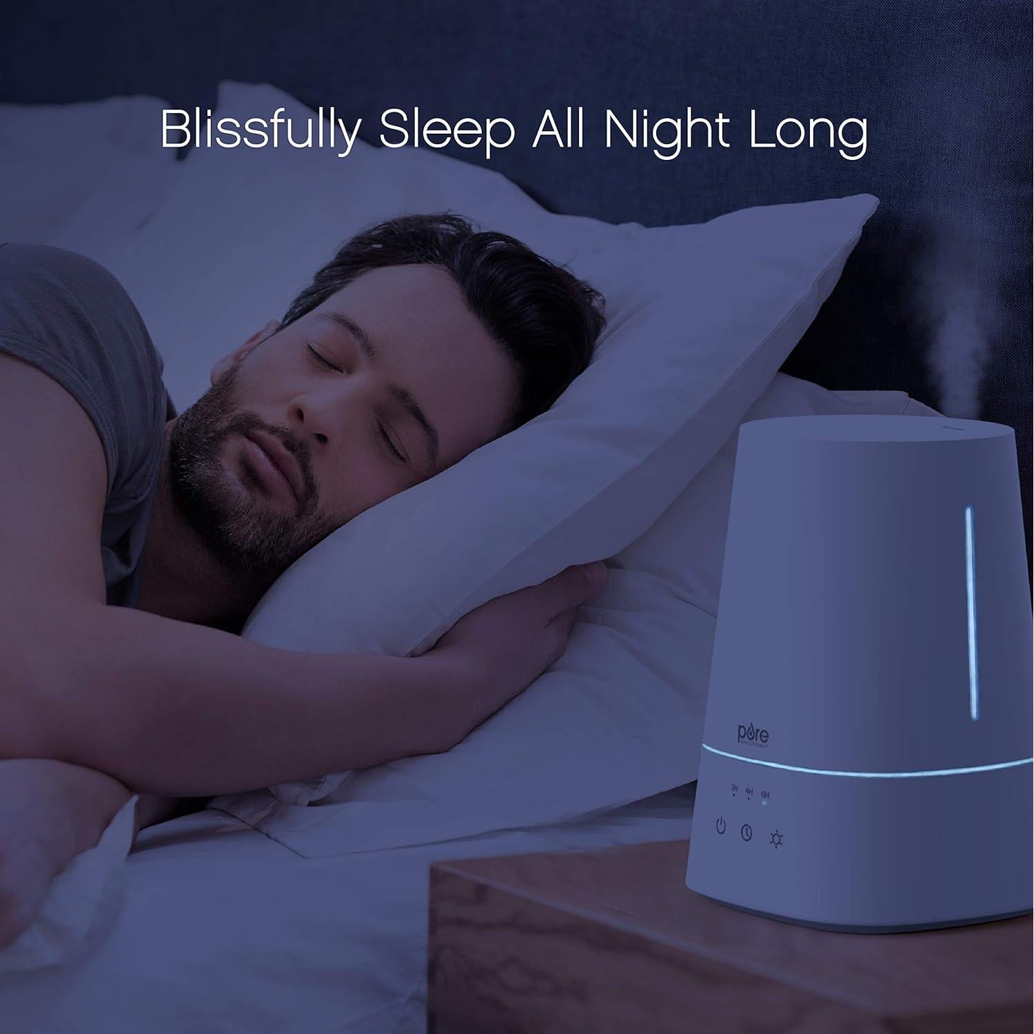 Humidificador Ultrasónico Pure Enrichment HUME Max 3.7L Blanco