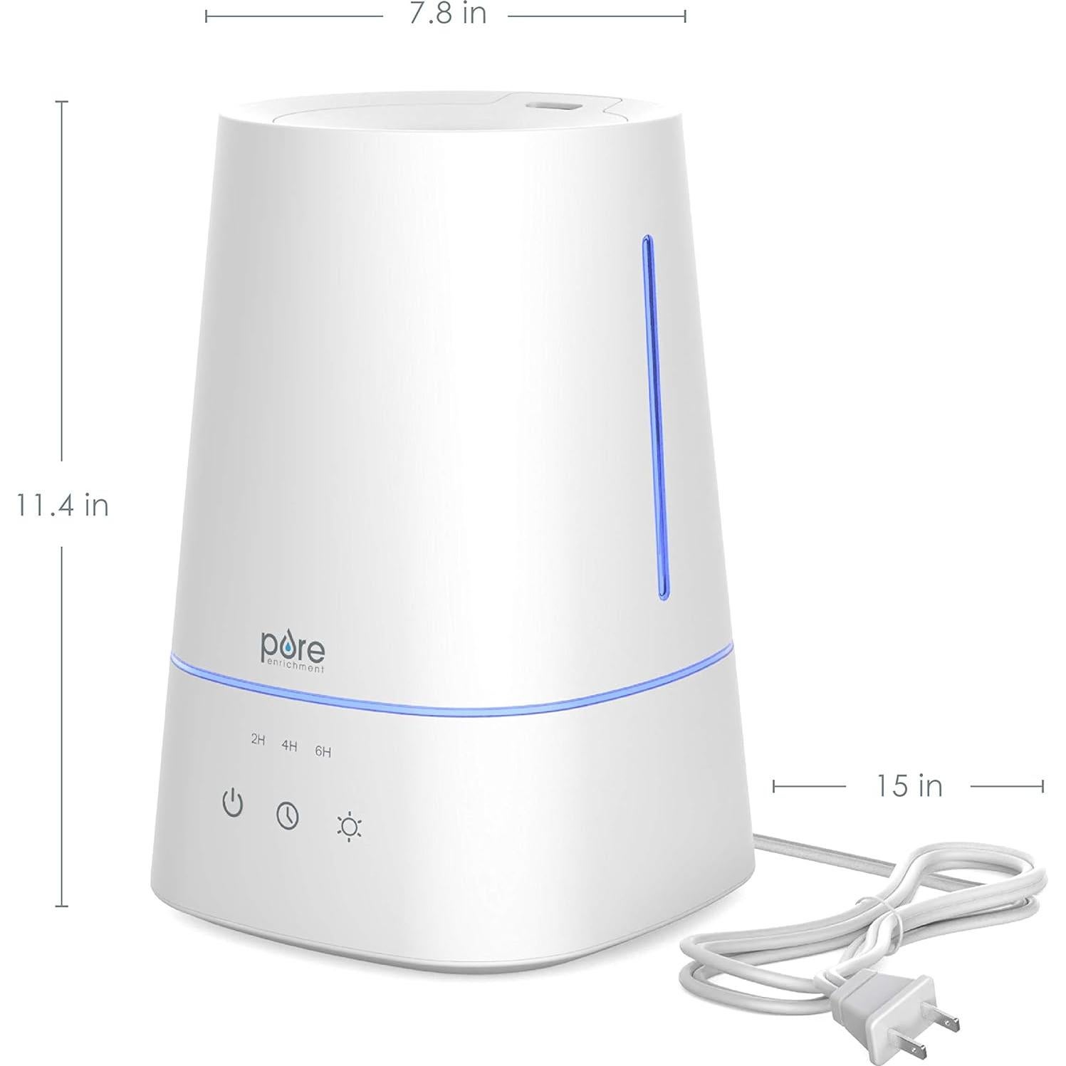 Humidificador Ultrasónico Pure Enrichment HUME Max 3.7L Blanco