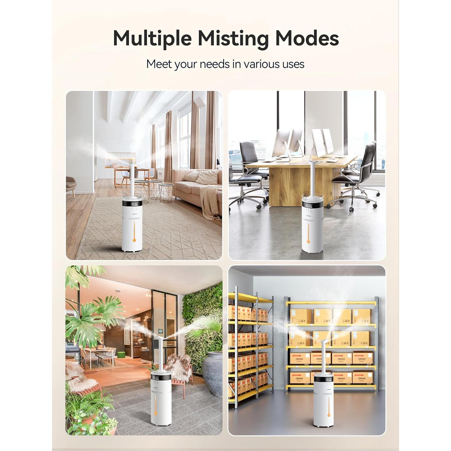 Humidificador Ultrasónico VAGKRI 18L para Habitaciones Grandes