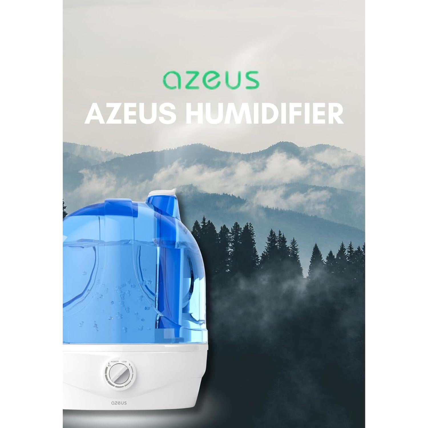 Humidificador ultrasónico AZEUS 2.8L con apagado automático