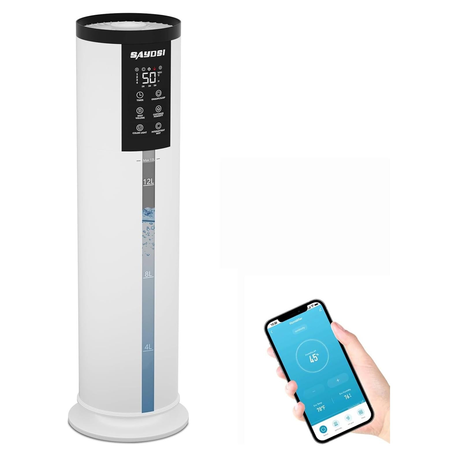 Humidificador Inteligente SAYDSI 13L para Hogar y Oficina