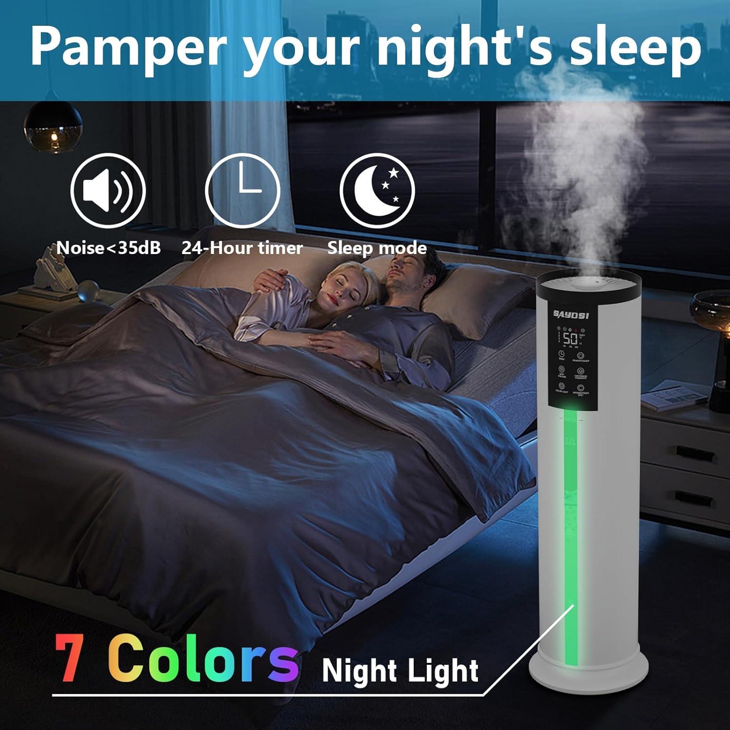 Humidificador Inteligente SAYDSI 13L para Hogar y Oficina