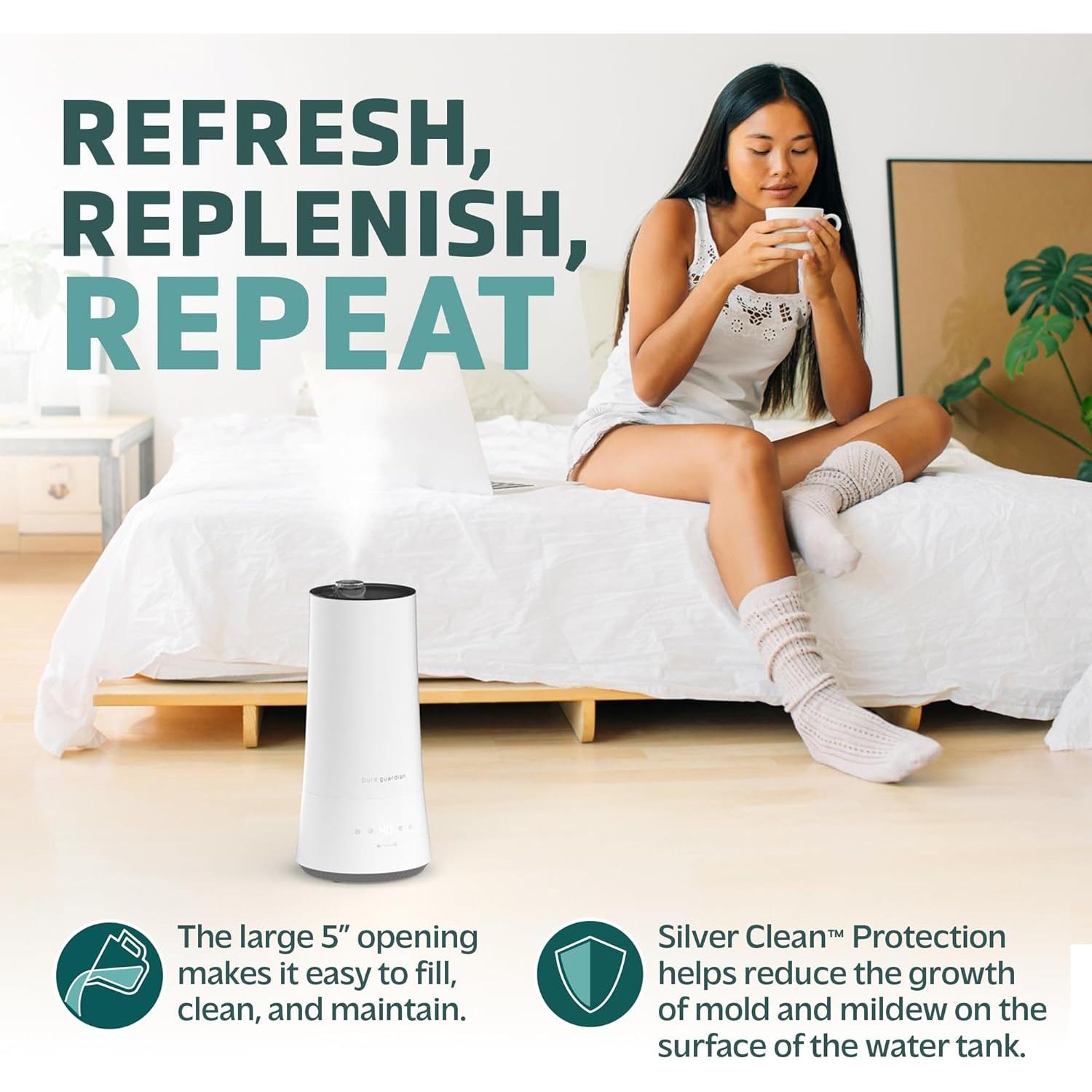 Humidificador Ultrasonico PureGuardian H997W 6,06L Blanco