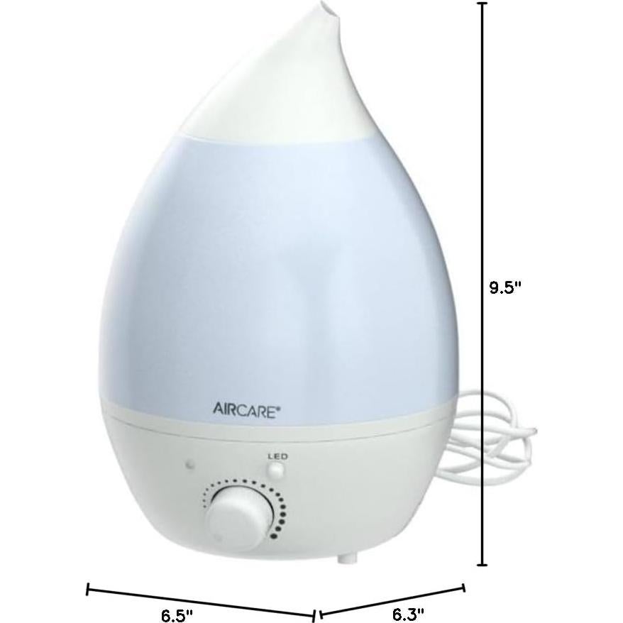 Humidificador Ultrasonico AIRCARE 1,25L Silencioso Blanco