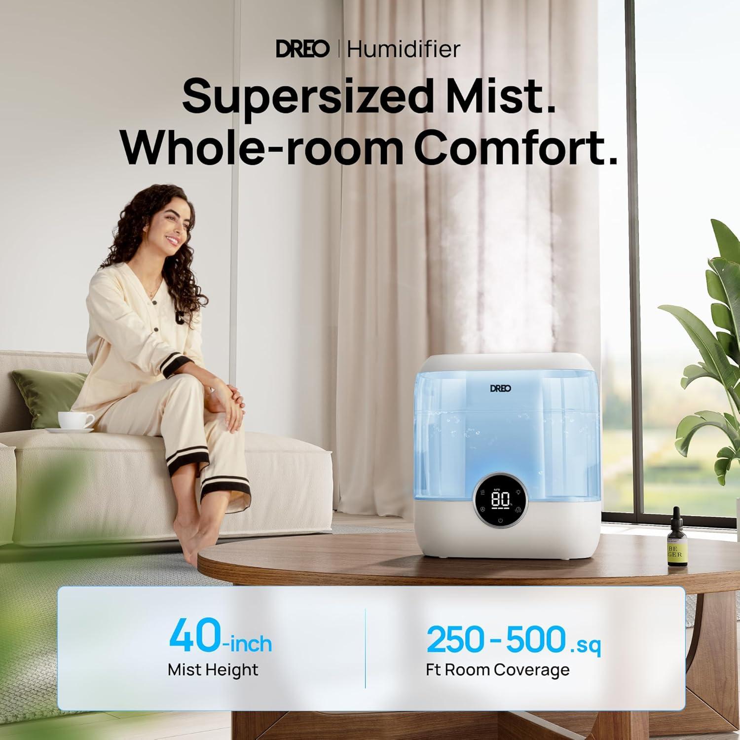 Humidificador Dreo HM524 6L Ultrasónico Azul para Habitaciones