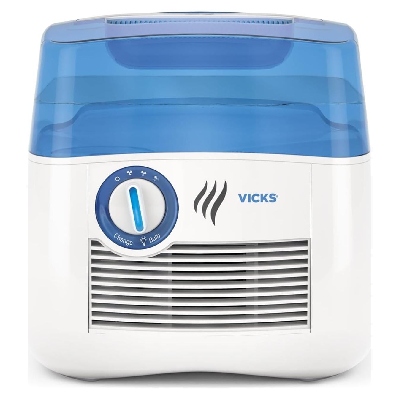 Humidificador Vicks V3900 de Vapor Frío 2,59 kg con Luz UV
