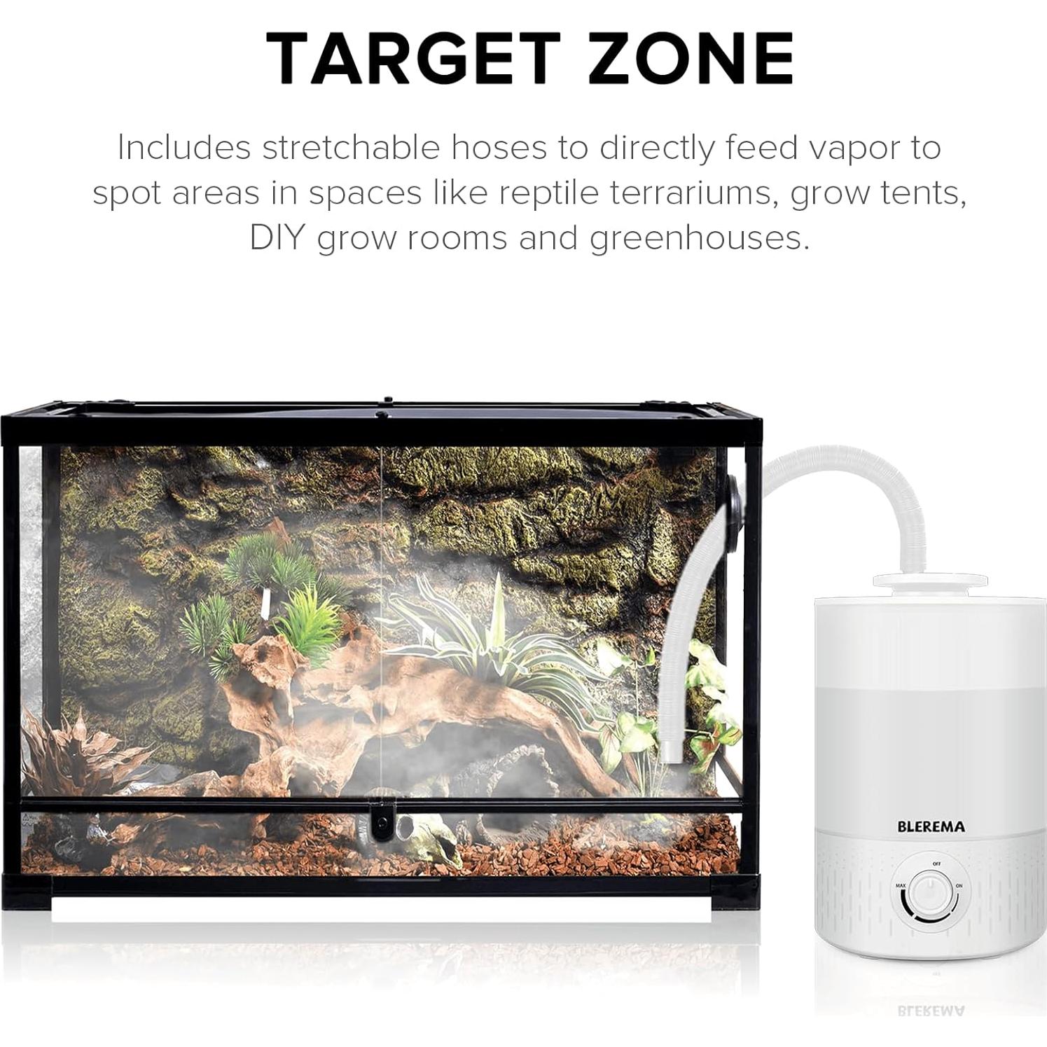 Humidificador Nebulizador Reptil BLEREMA 3L Sin Fugas