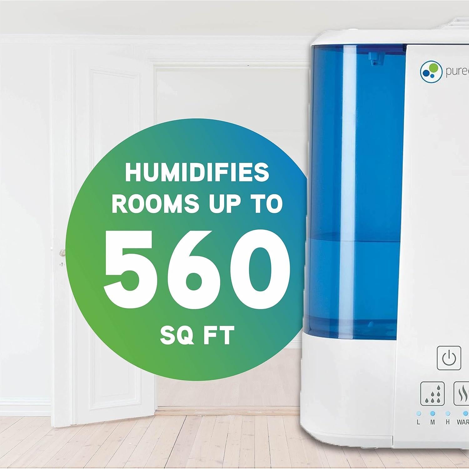 Humidificador ultrasonico PureGuardian H5225WCA 2 galones 100h