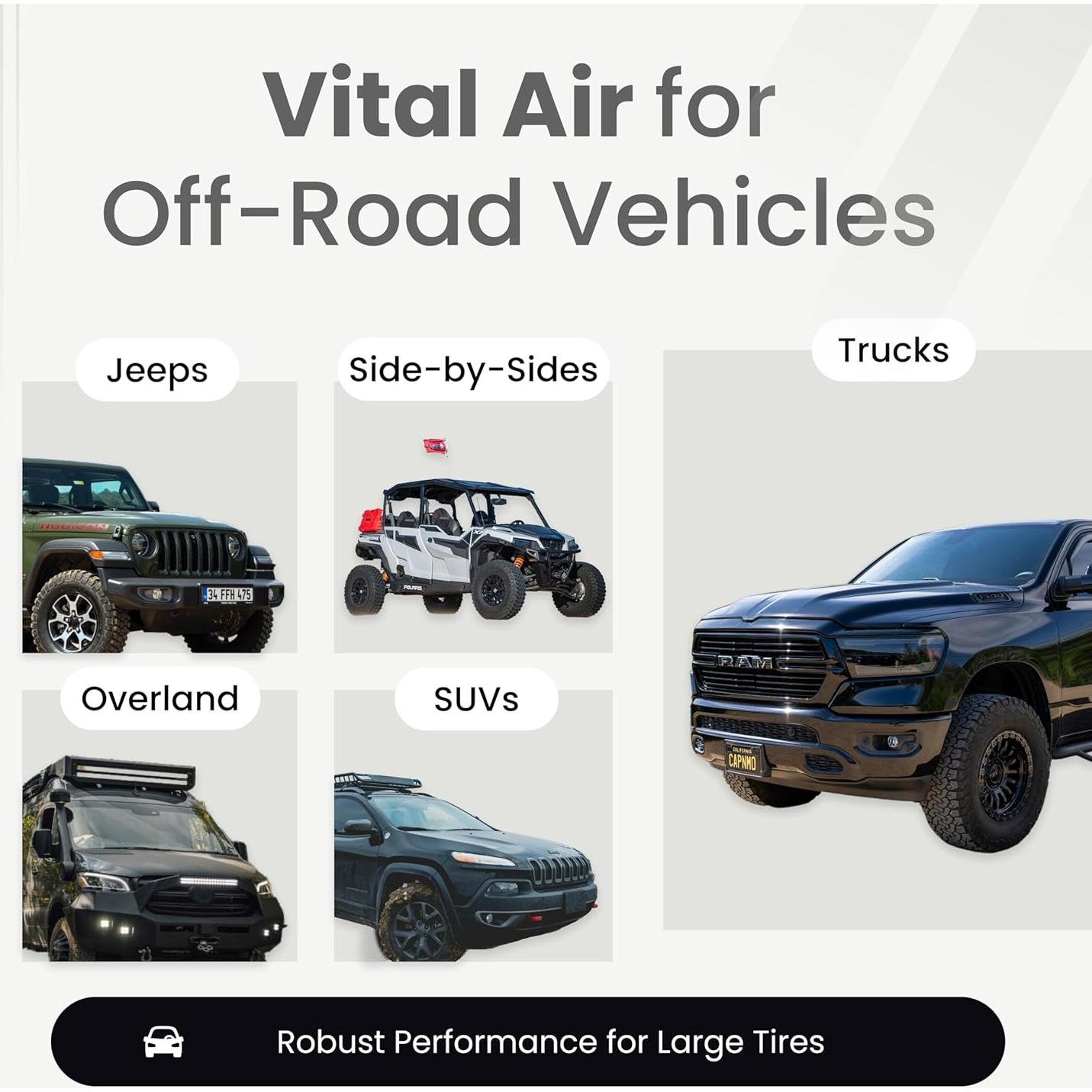 Compresor de Aire Portátil VIAIR 300P 12V para Neumáticos SUV