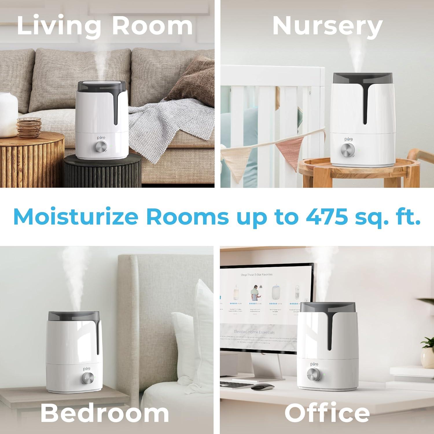 Humidificador ultrasónico Pure Enrichment HUME 3.5L silencioso