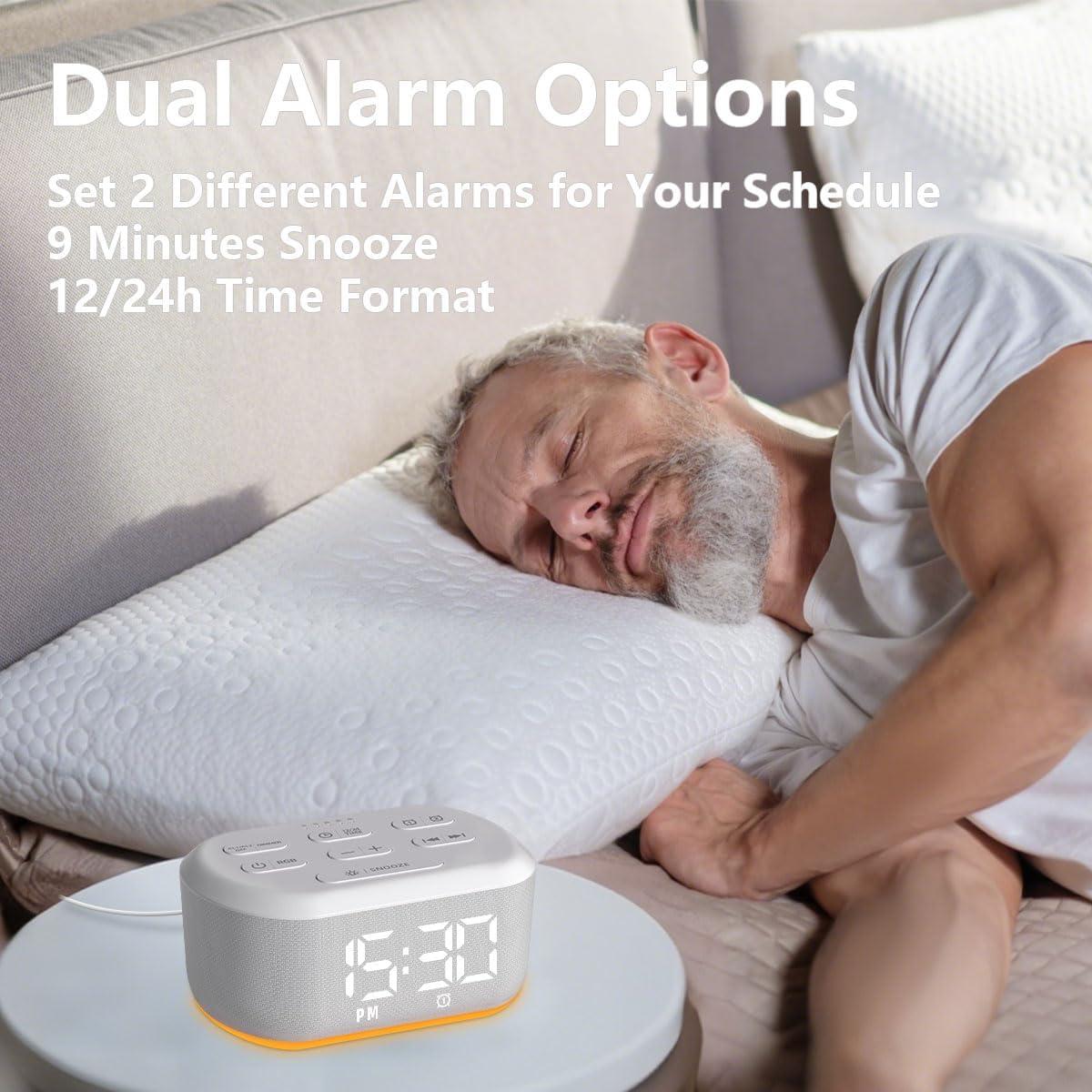 Reloj Despertador Digital LazyNight 3 en 1 con Luz Nocturna