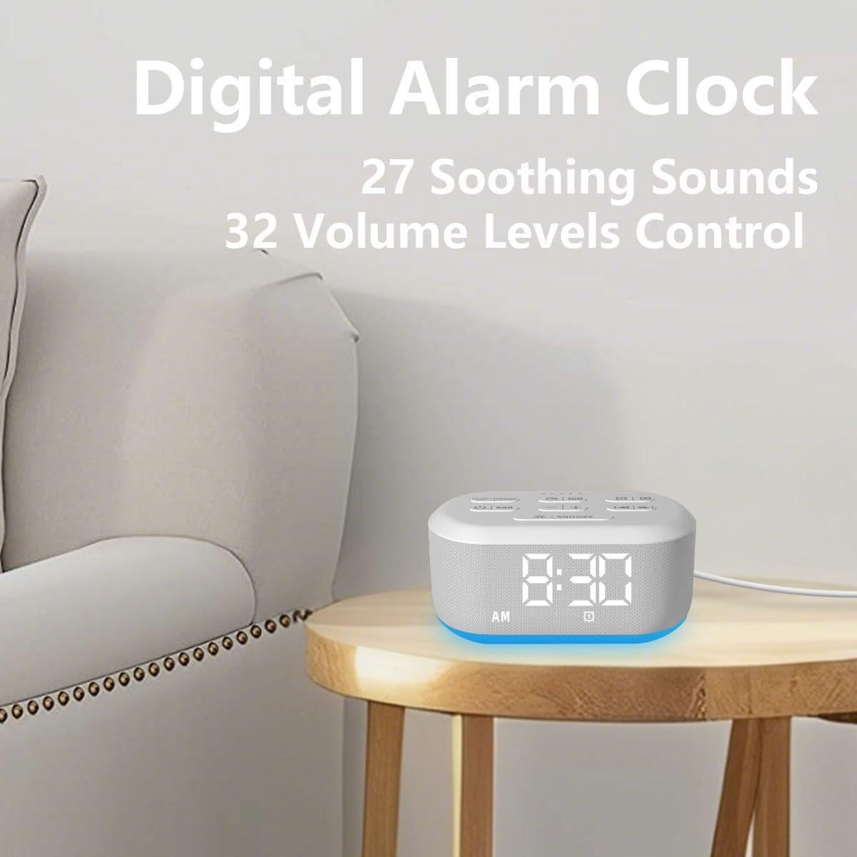 Reloj Despertador Digital LazyNight 3 en 1 con Luz Nocturna