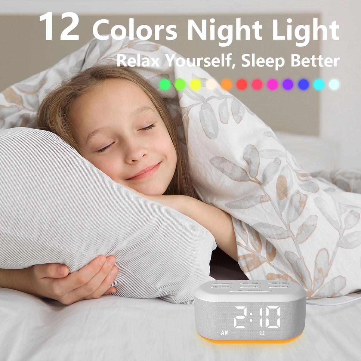Reloj Despertador Digital LazyNight 3 en 1 con Luz Nocturna