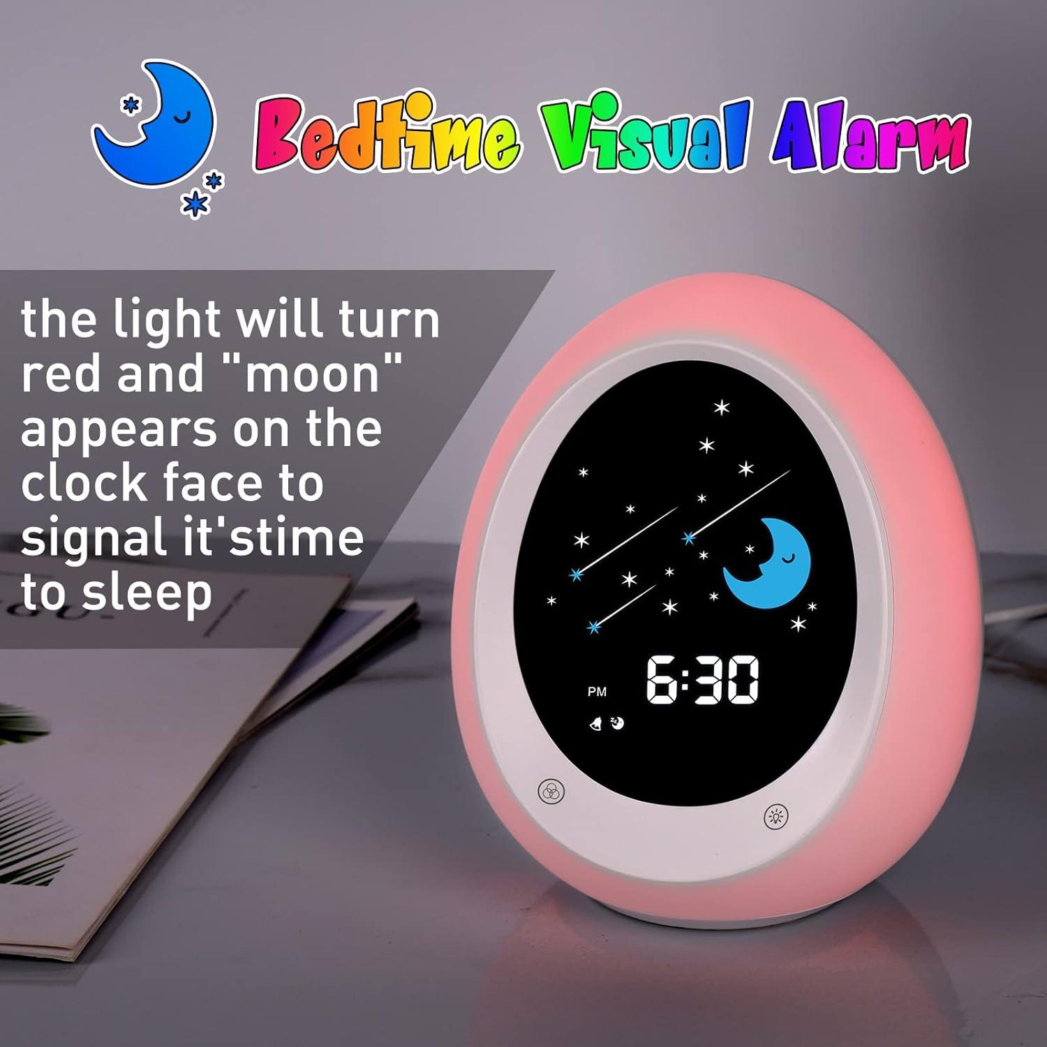 Reloj Despertador Infantil Butting Y300 con Luz y Sonido