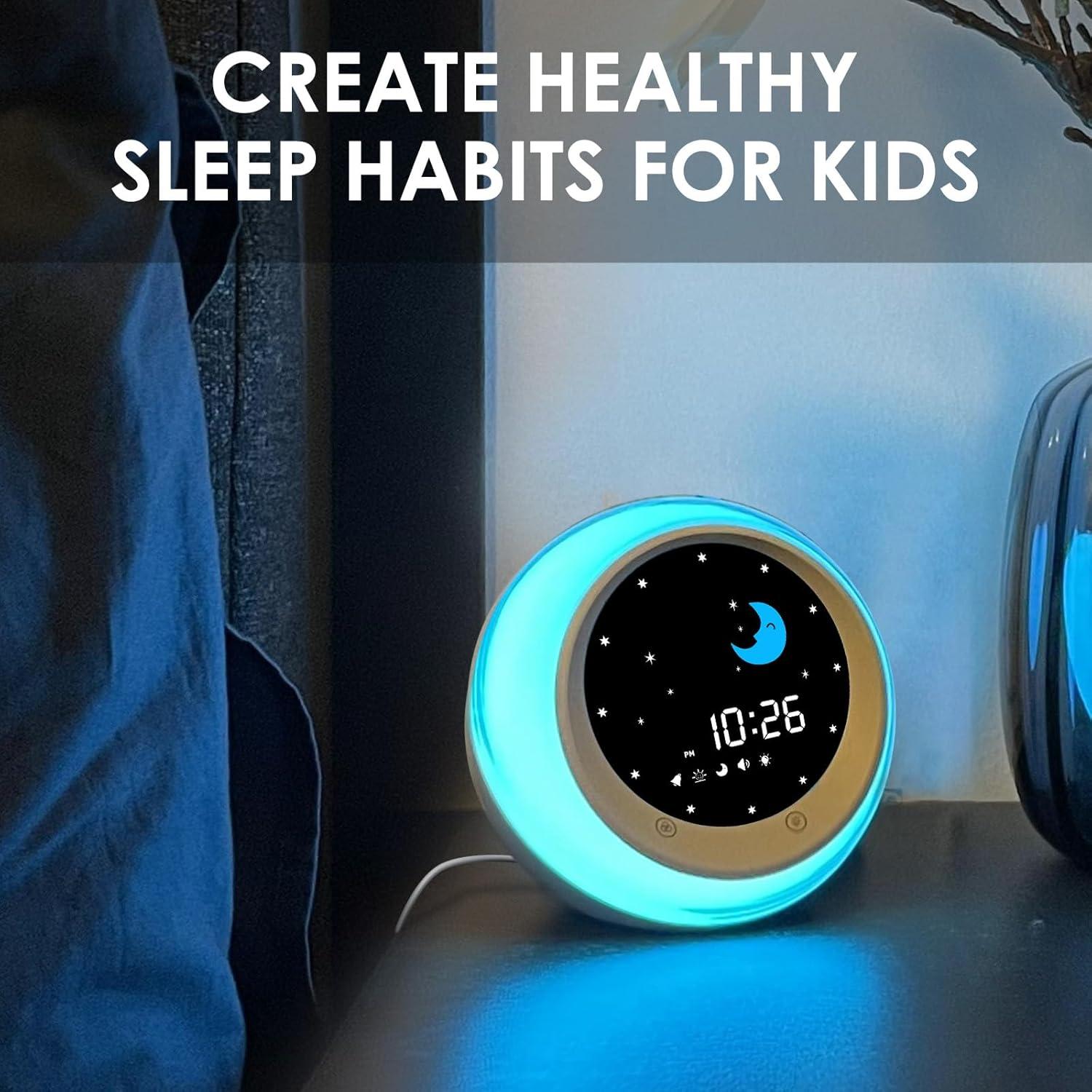 Reloj Despertador I·CODE s01 para Niños Luz y Sonido