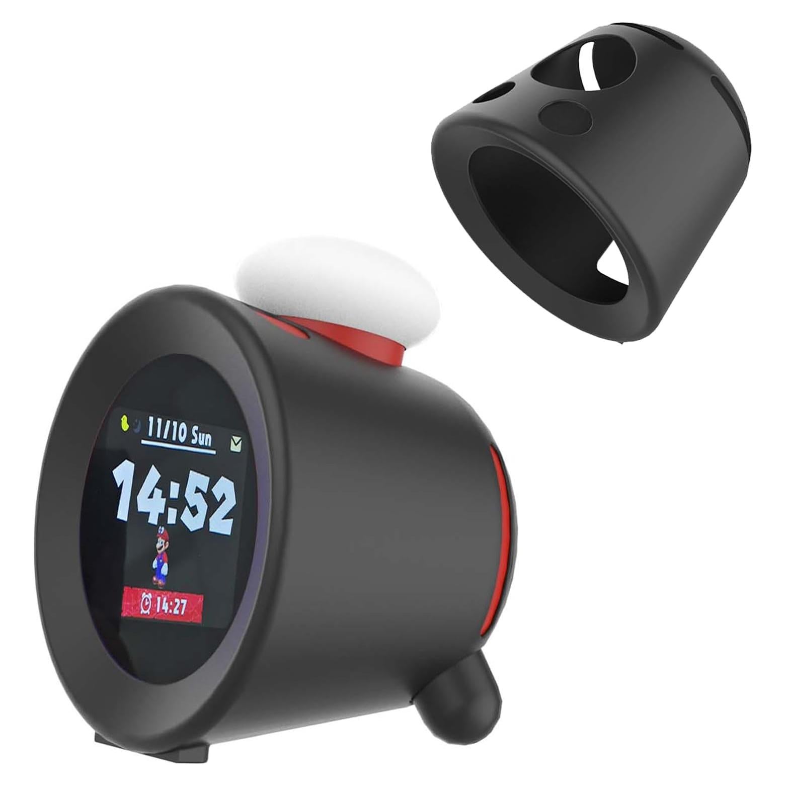 Funda de Silicona Suave YANMONGI para Nintendo Alarmo - Negro