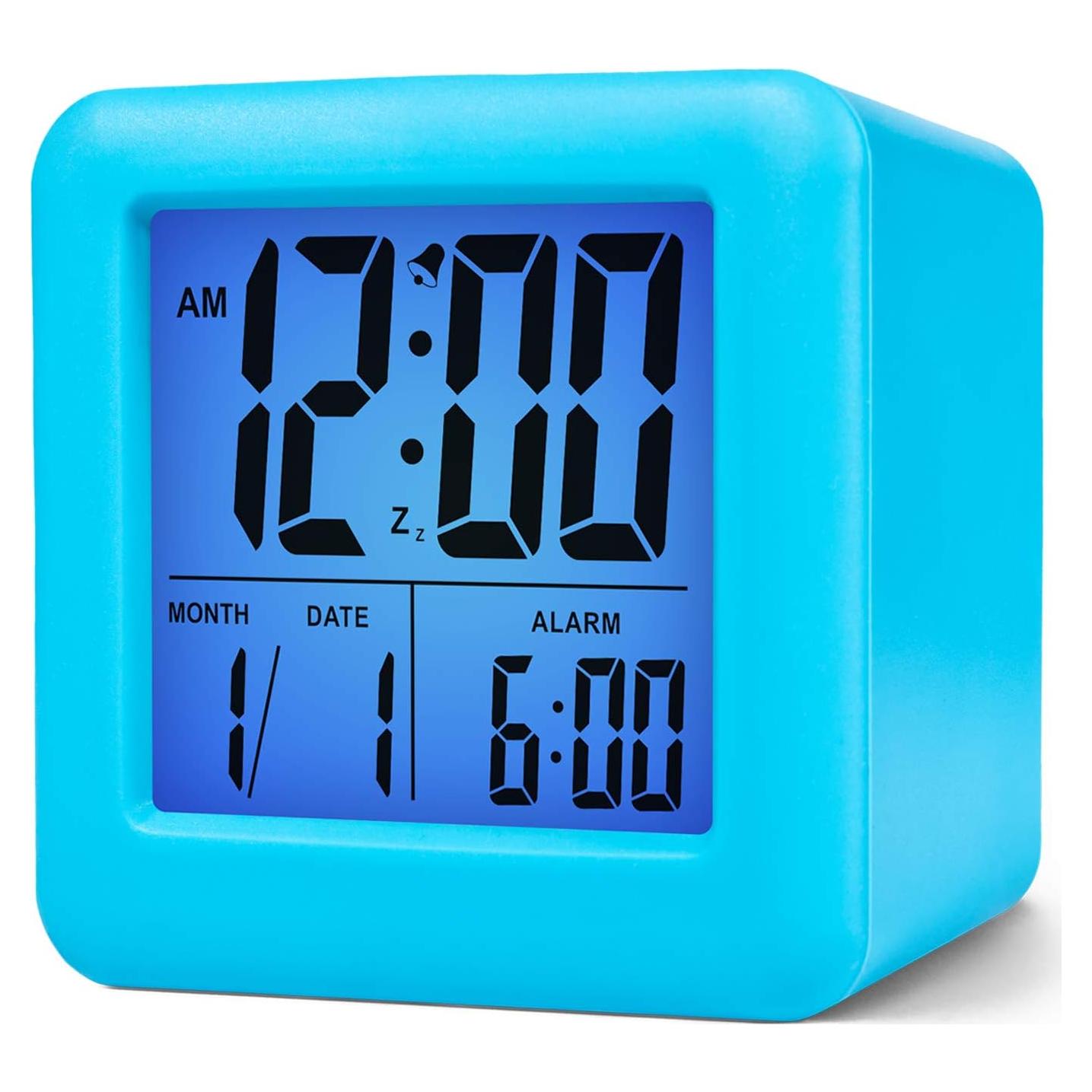 Reloj Despertador Digital Plumeet para Niños Azul 7,62 cm