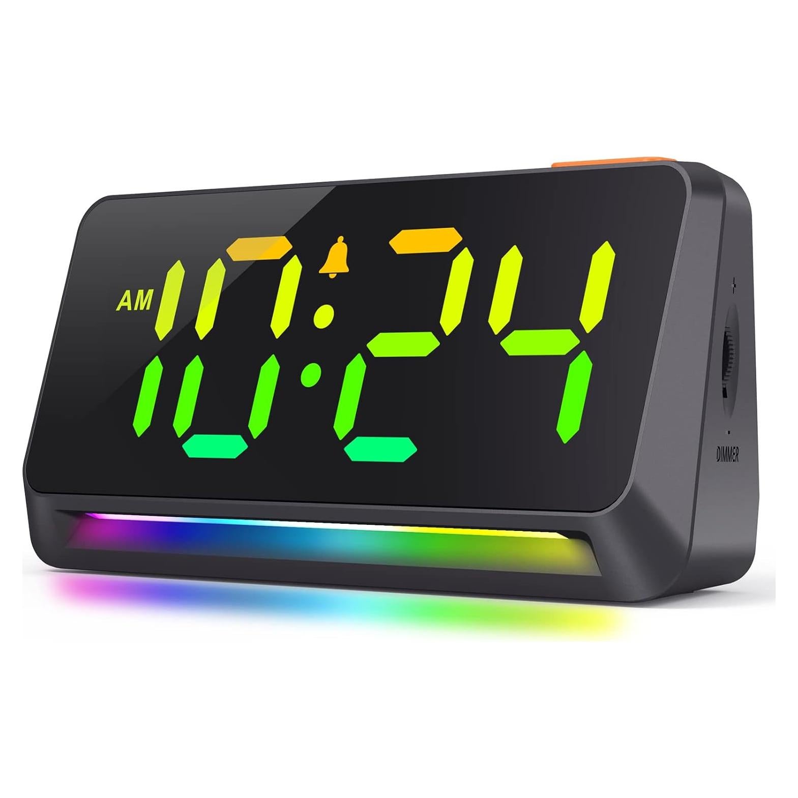 Reloj Despertador Digital XKX con Luz Nocturna RGB 0,29kg