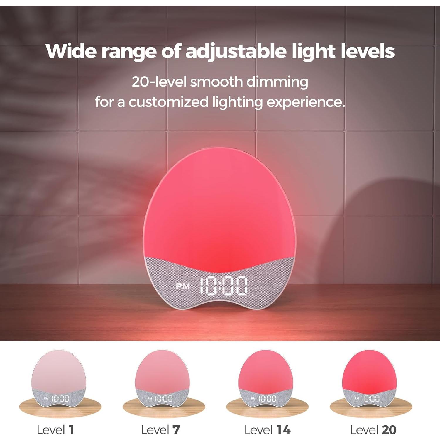 Reloj Despertador Infantil Kerchan G4-2nd-Gen Luz y Sonido