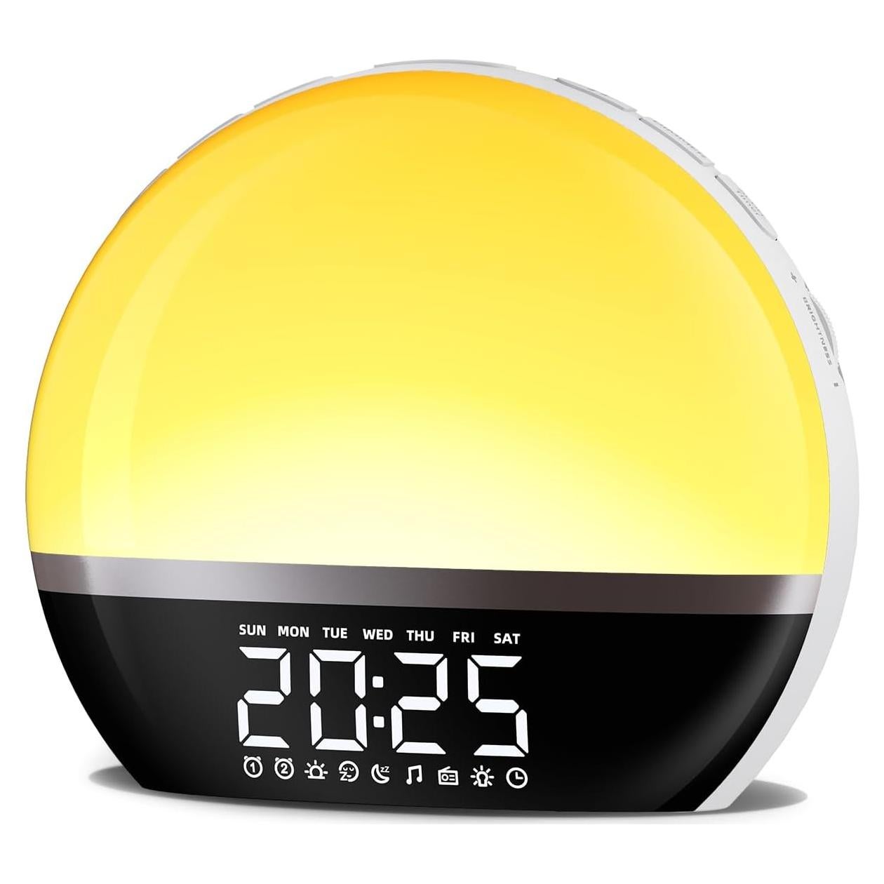 Reloj Despertador SoundLegend con Luz de Amanecer y Radio FM