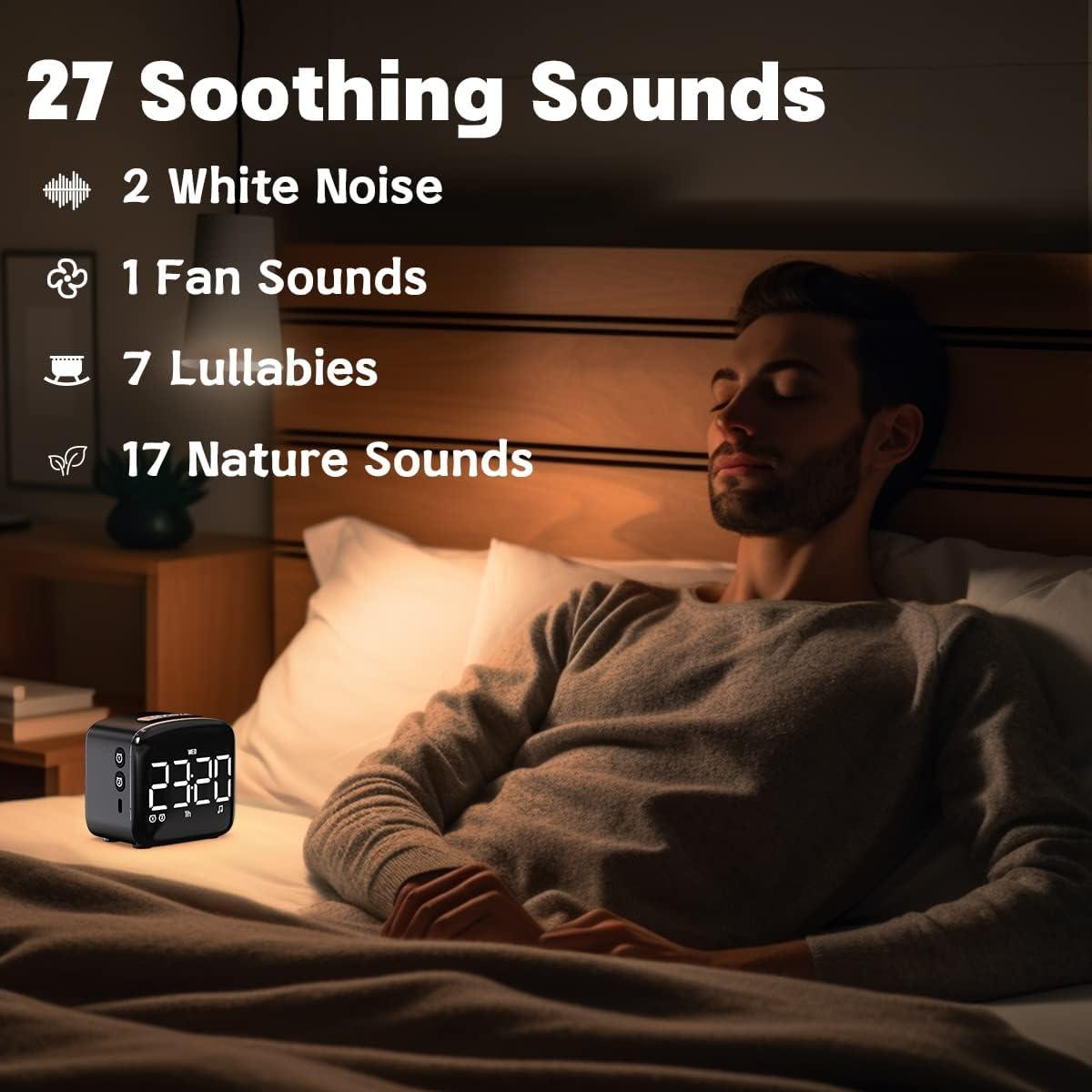 Reloj Despertador Digital Easysleep EAC-A1 Pantalla LED 27 Sonidos