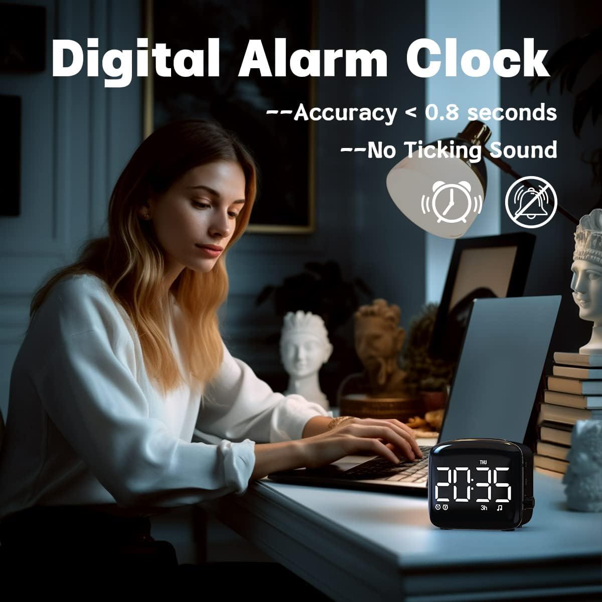 Reloj Despertador Digital Easysleep EAC-A1 Pantalla LED 27 Sonidos